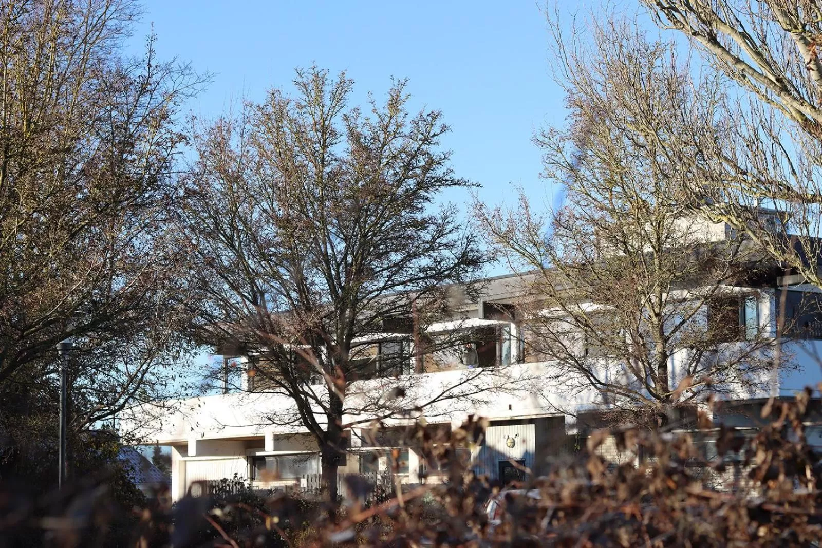 Facade/entrance in Strandmotellet