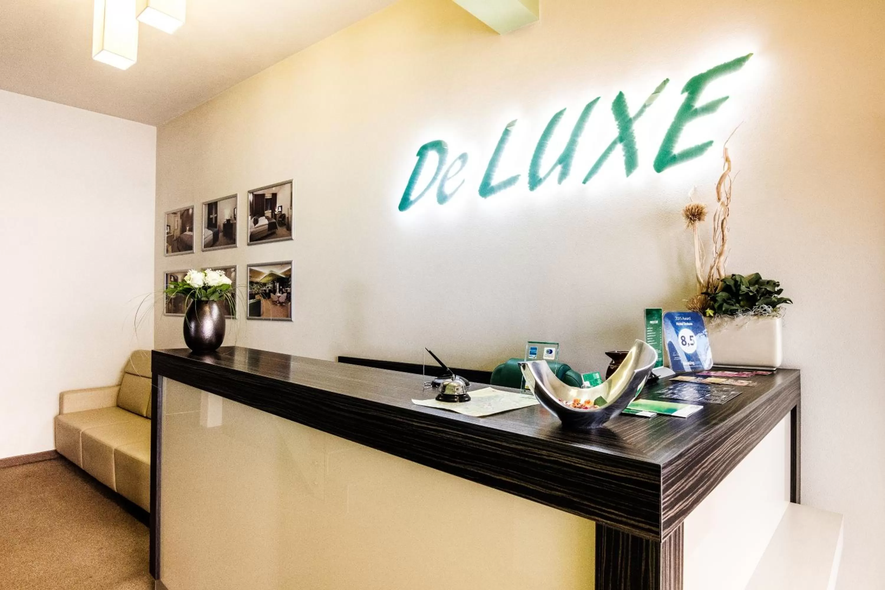 Lobby or reception in Hotel Deluxe with free Wellness and Fitness Centrum