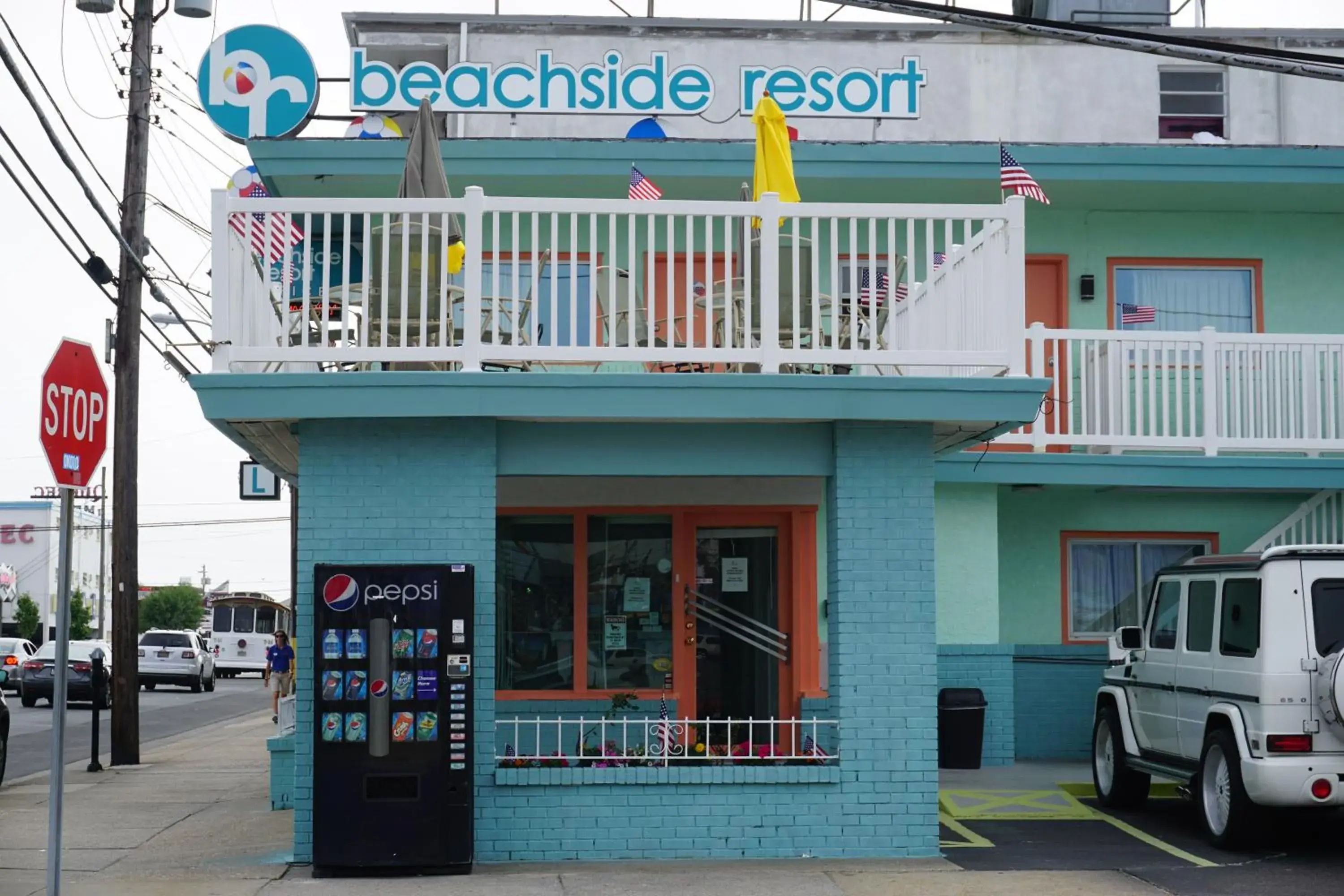 Facade/Entrance in Beachside Resort