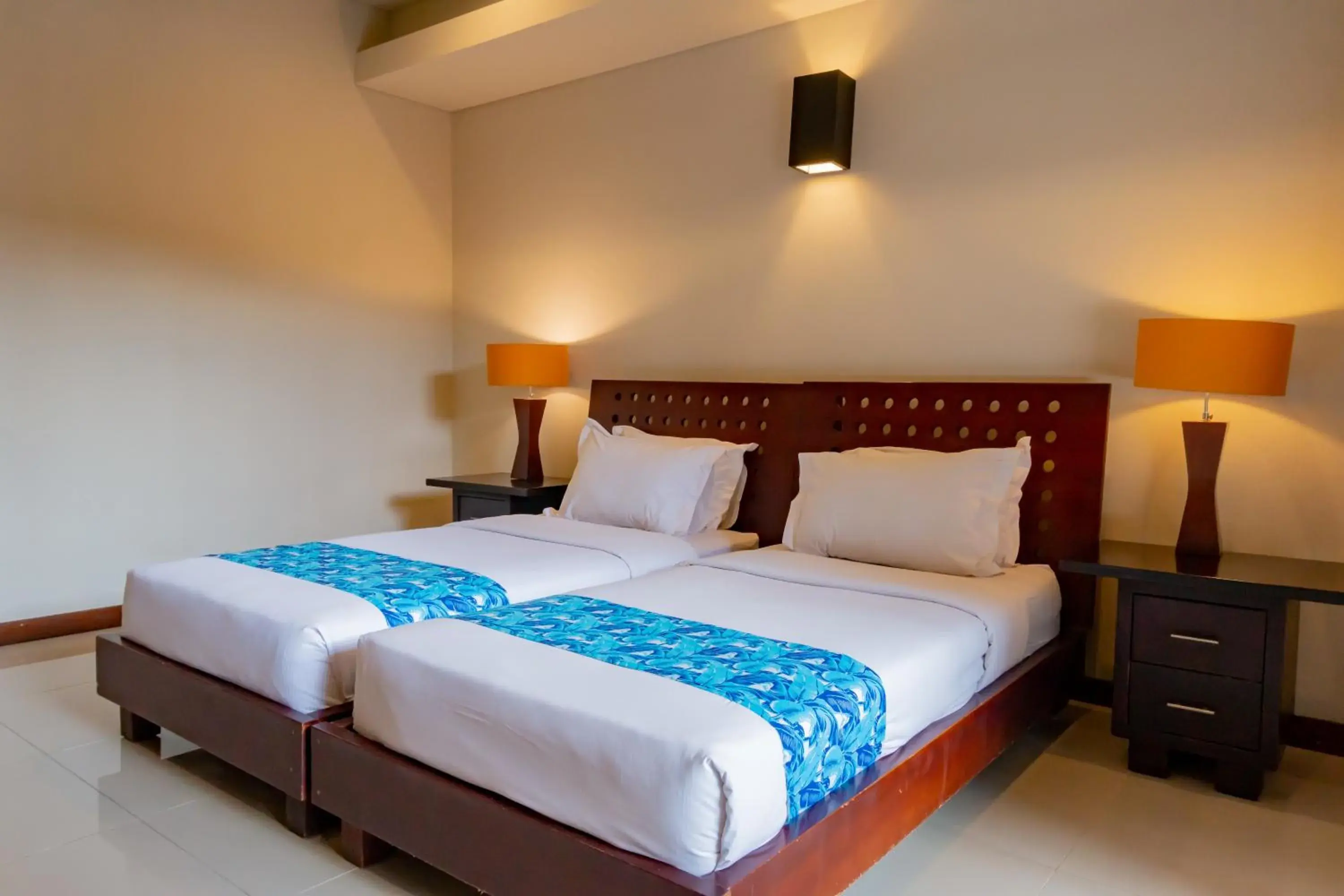 Bed in The Mutiara Jimbaran Boutique Villas