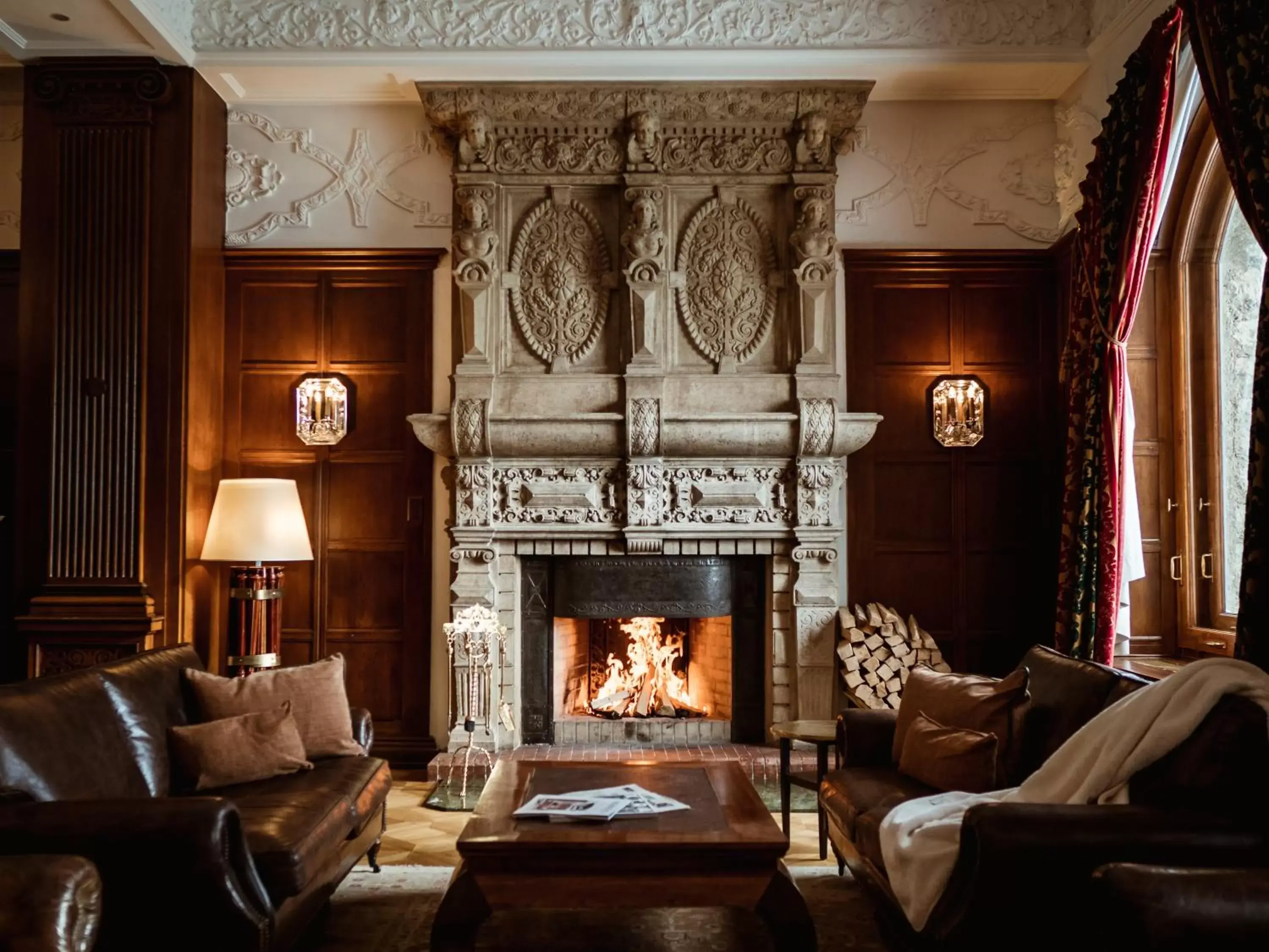 Lobby or reception, Seating Area in Carlton Hotel St Moritz - The Leading Hotels of the World