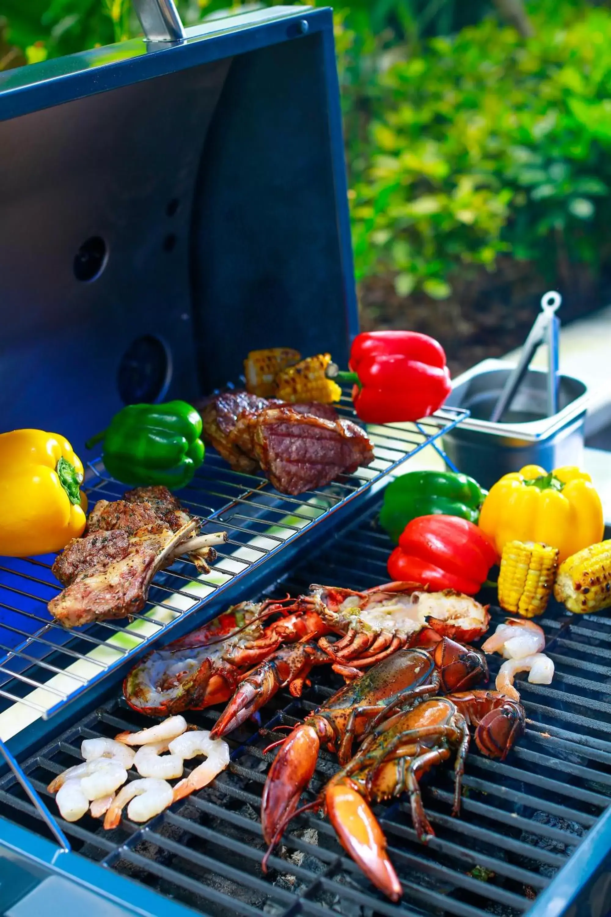 BBQ facilities in Hong Kong Ocean Park Marriott Hotel