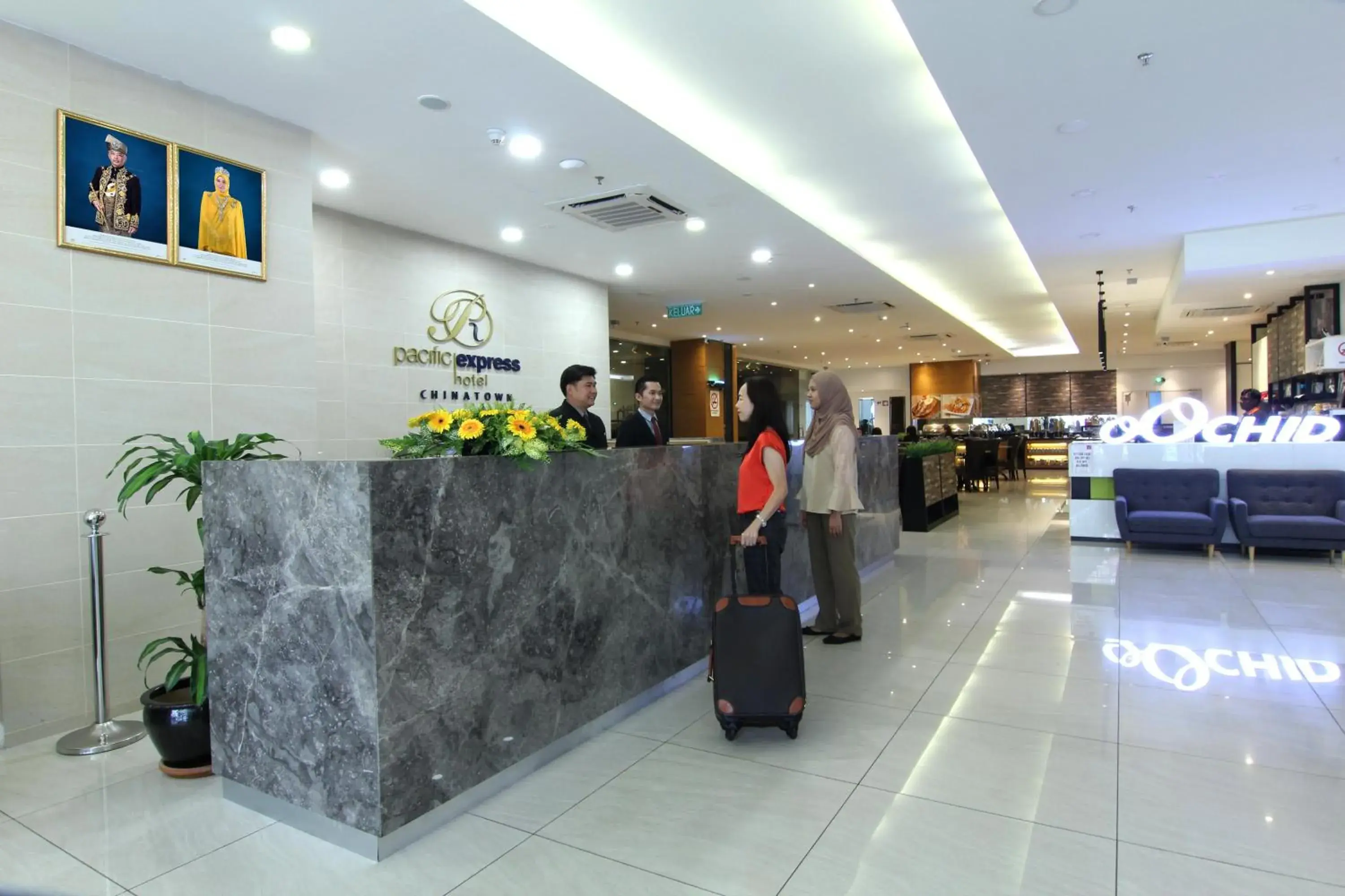 Lobby or reception in Pacific Express Hotel Chinatown Lobby or reception in Pacific Express Hotel Chinatown