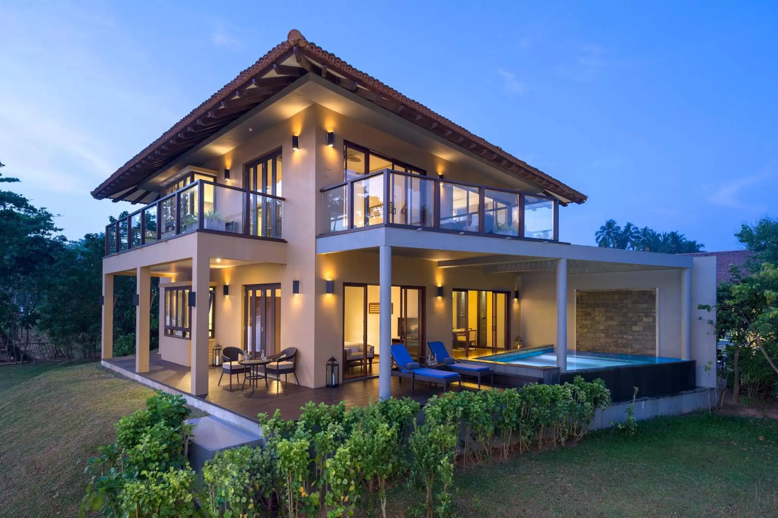 Patio, Property Building in Anantara Kalutara Resort