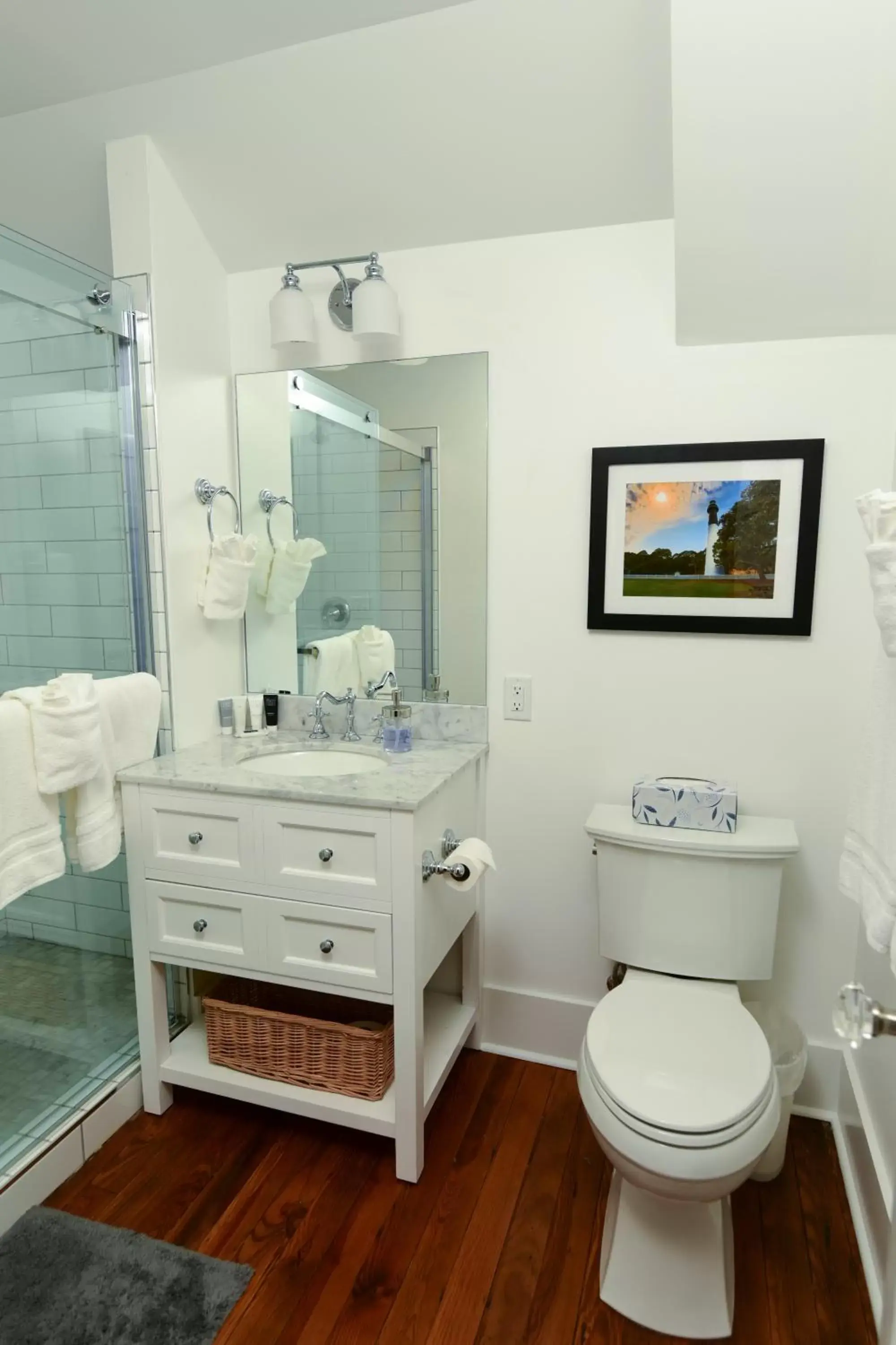 Shower, Bathroom in 607 Bay Luxurious Guest Rooms