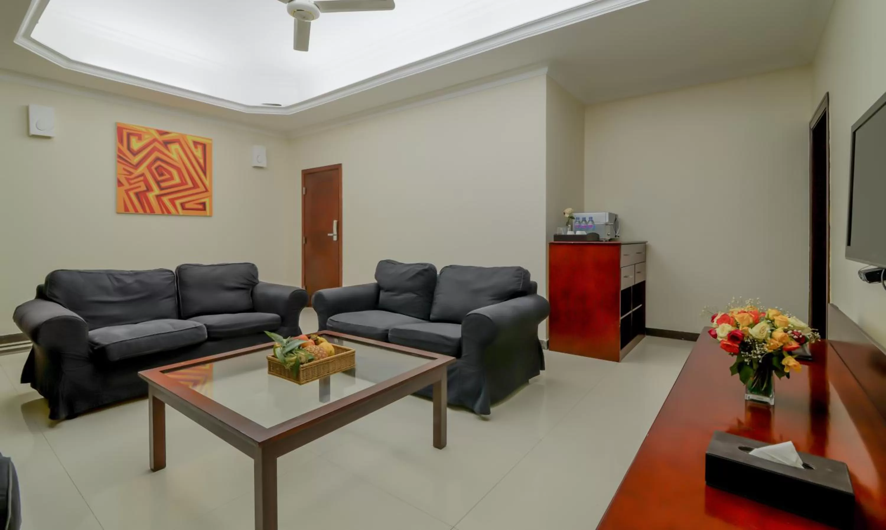 Living room in Tanzanite Executive Suites