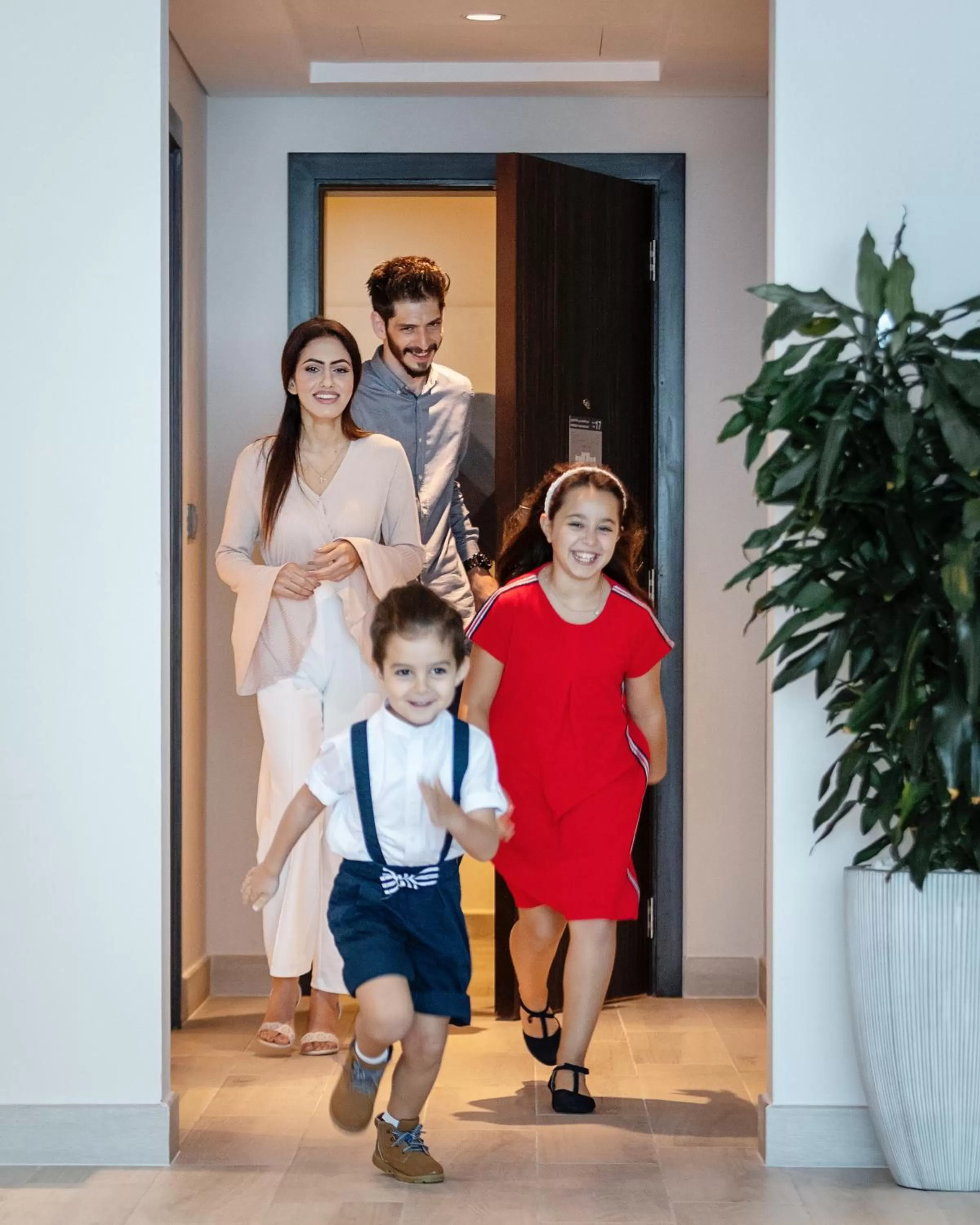 Family in Centara West Bay Hotel & Residences Doha
