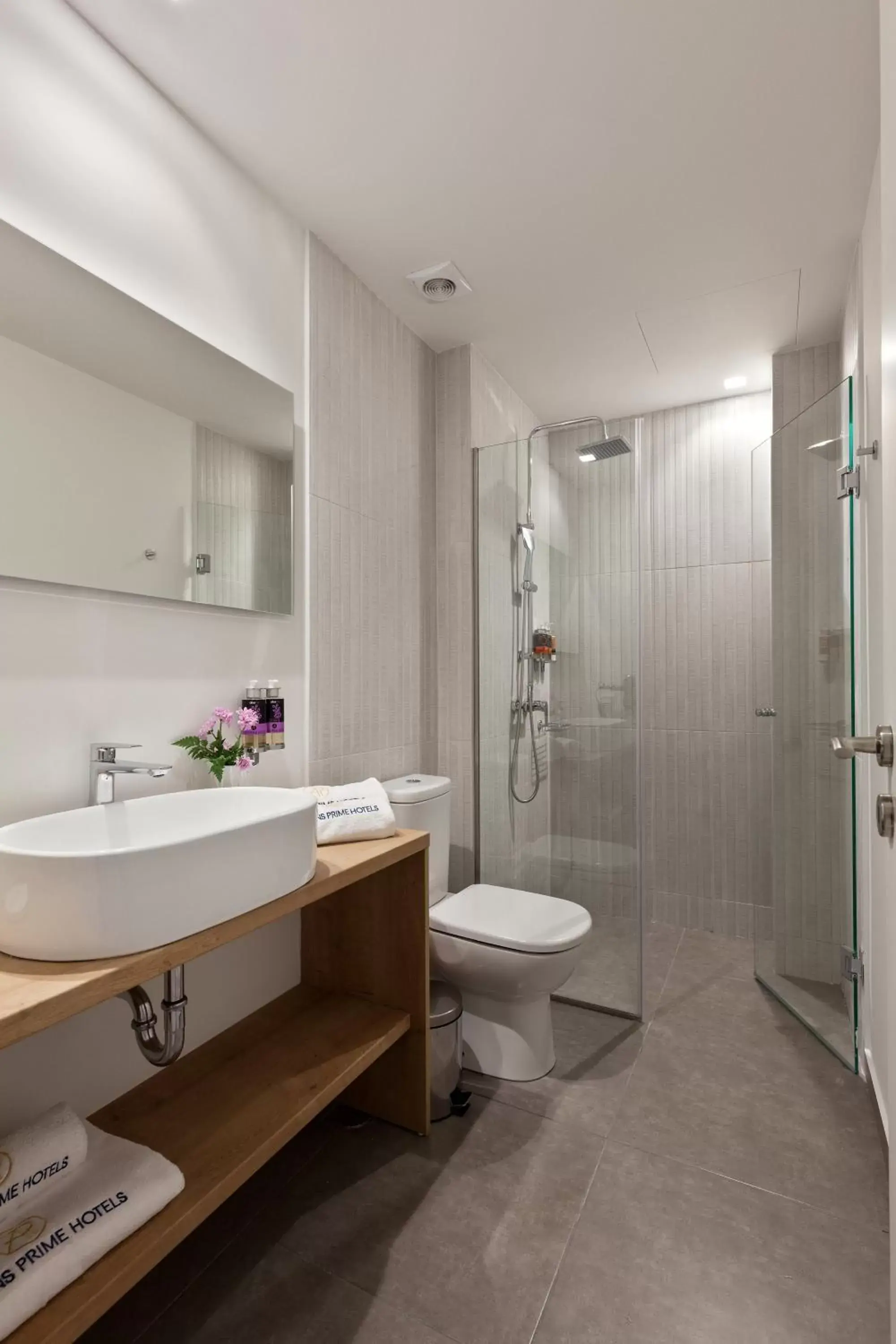 Bathroom in Trendy Hotel by Athens Prime Hotels