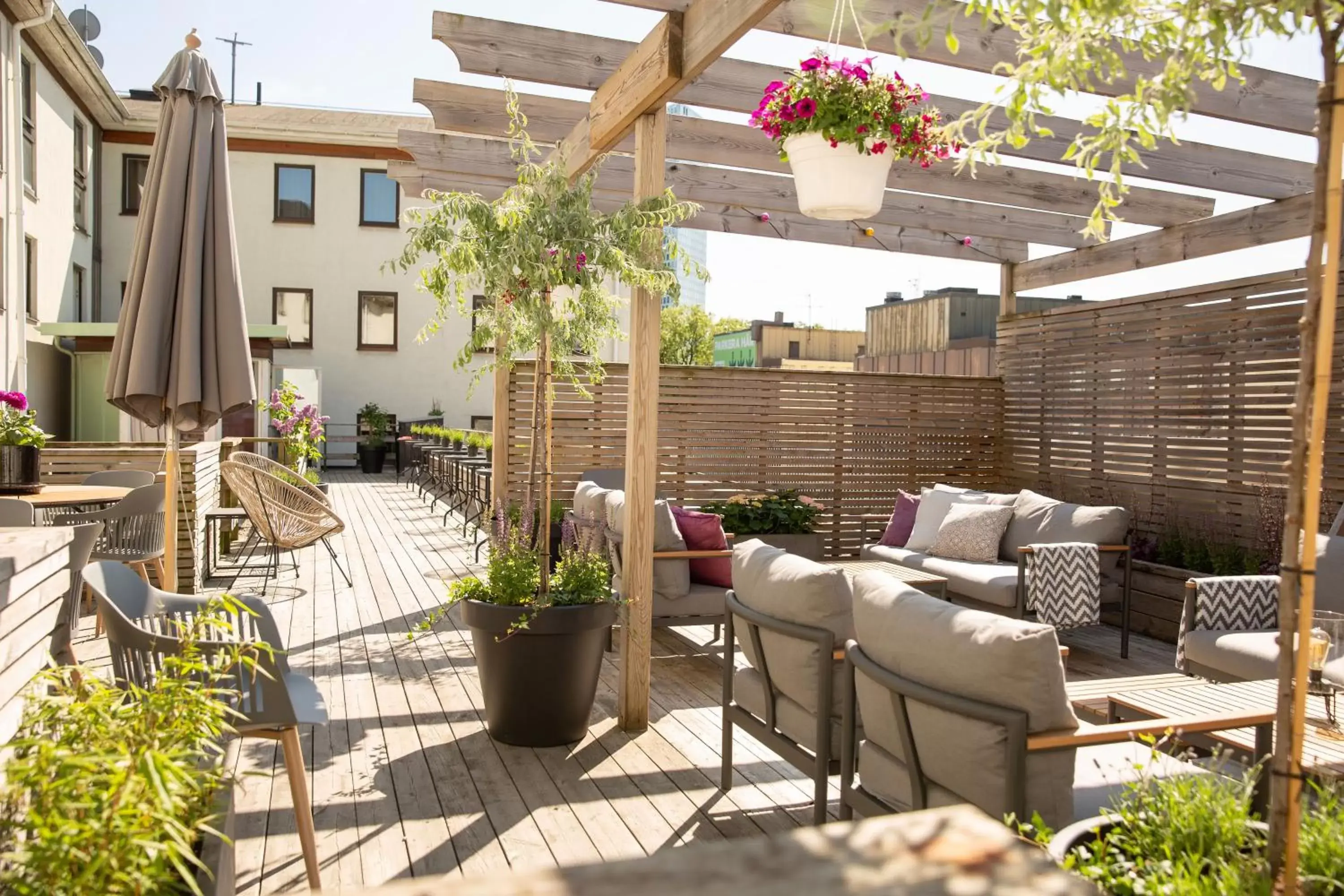 Balcony/Terrace in Spar Hotel Gårda