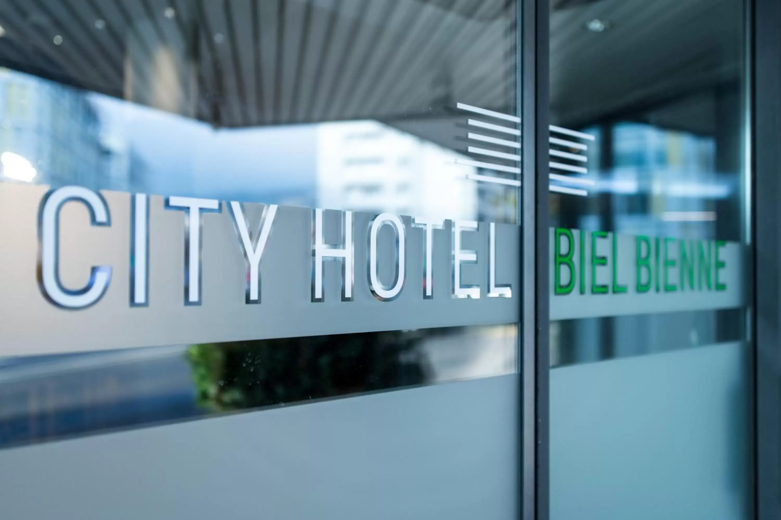 Facade/entrance, Property Logo/Sign in City Hotel Biel Bienne Free Parking