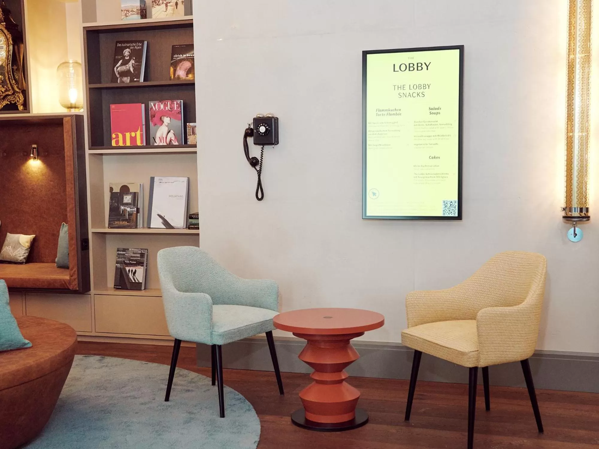 Lobby or reception in Opera Hotel Zürich