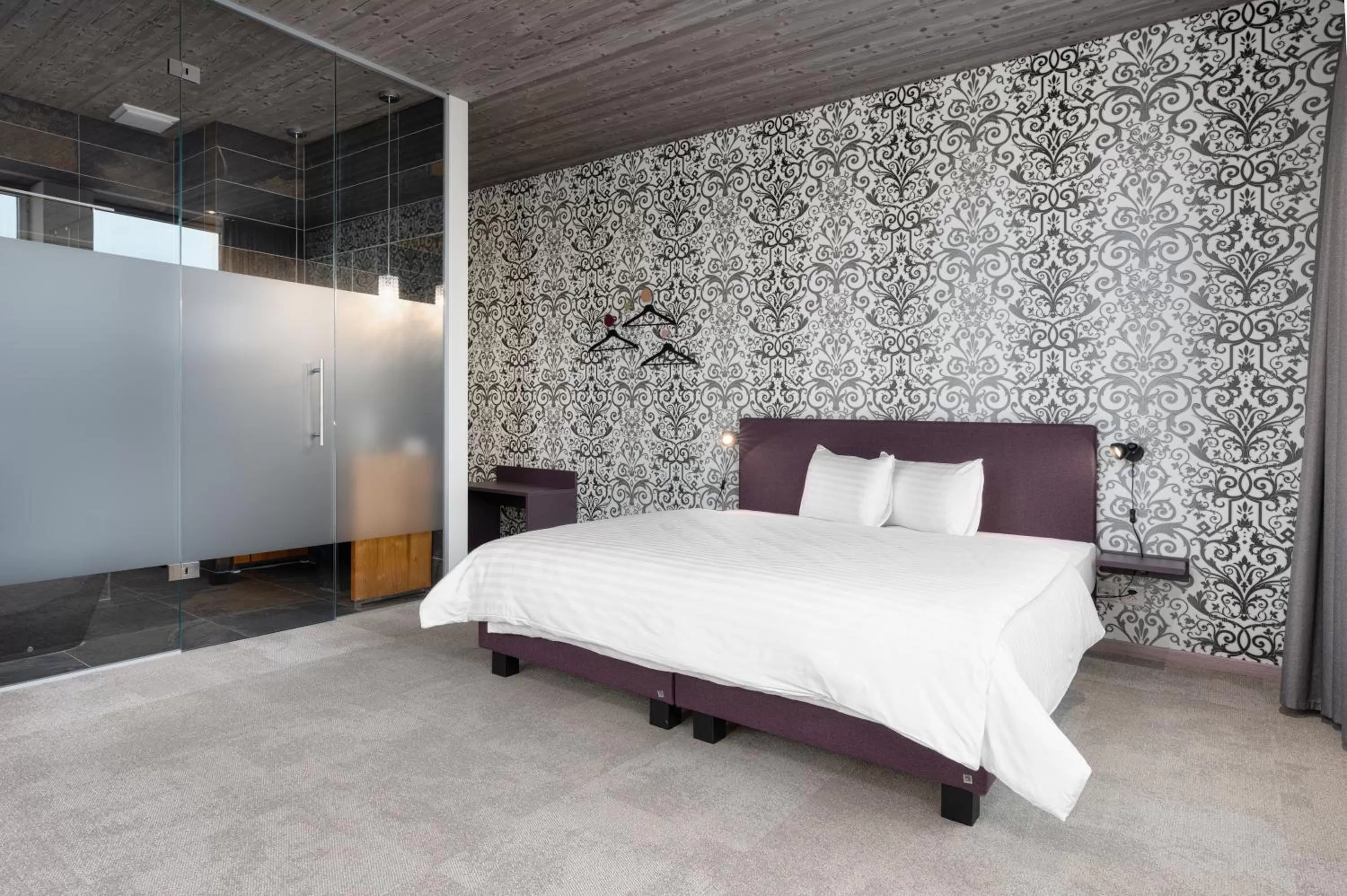 Bed in b-smart hotel Menziken