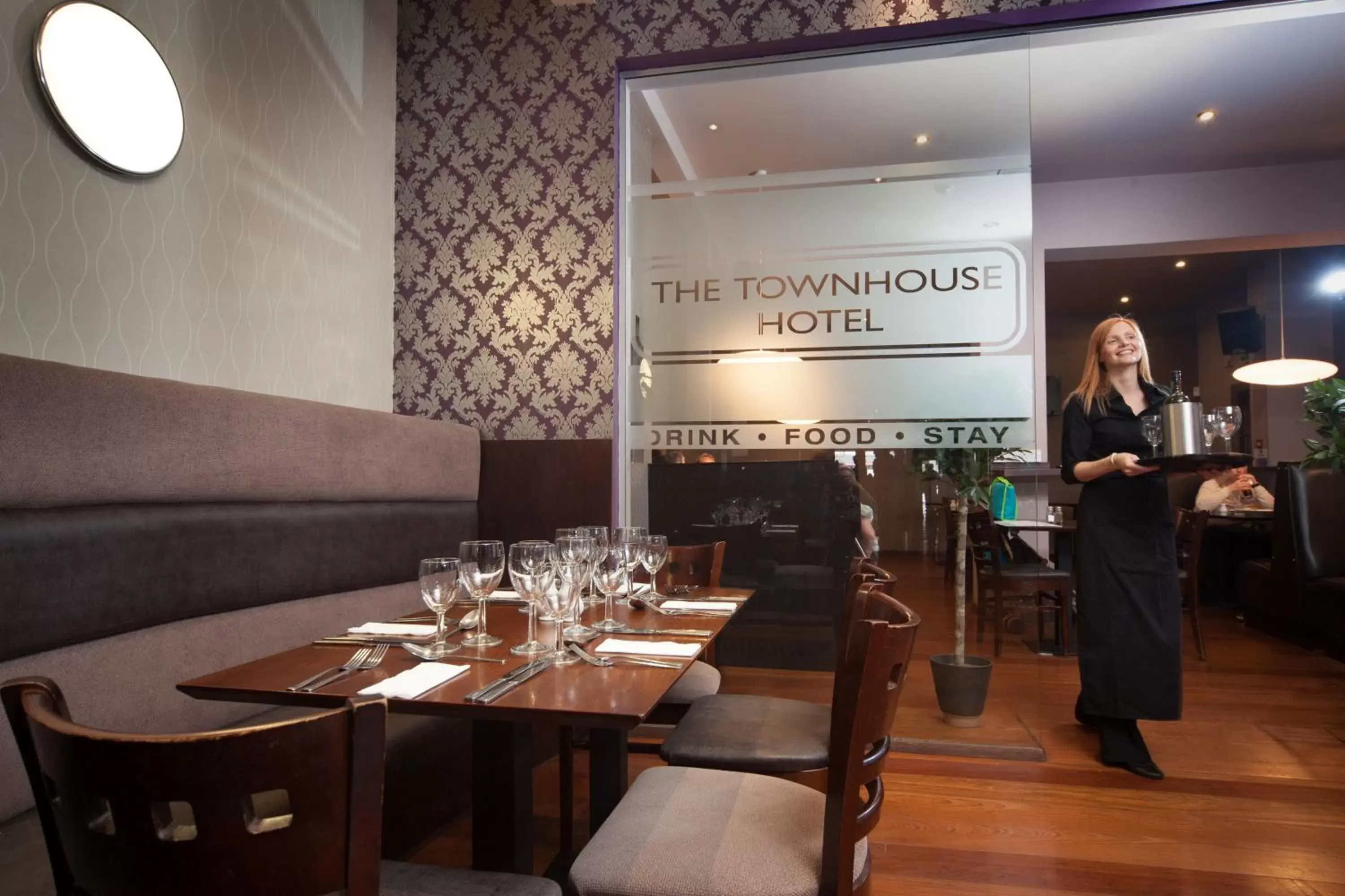 Staff, Restaurant/Places to Eat in The Townhouse Hotel