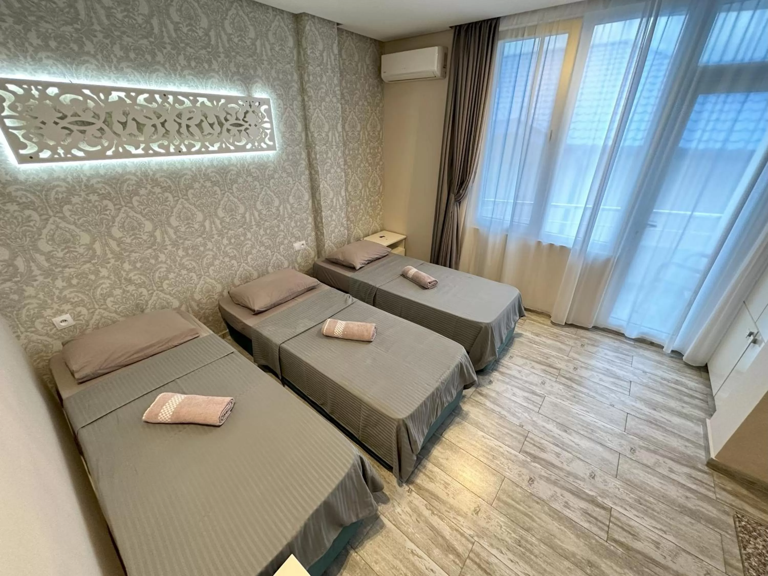 Photo of the whole room, Bed in National+