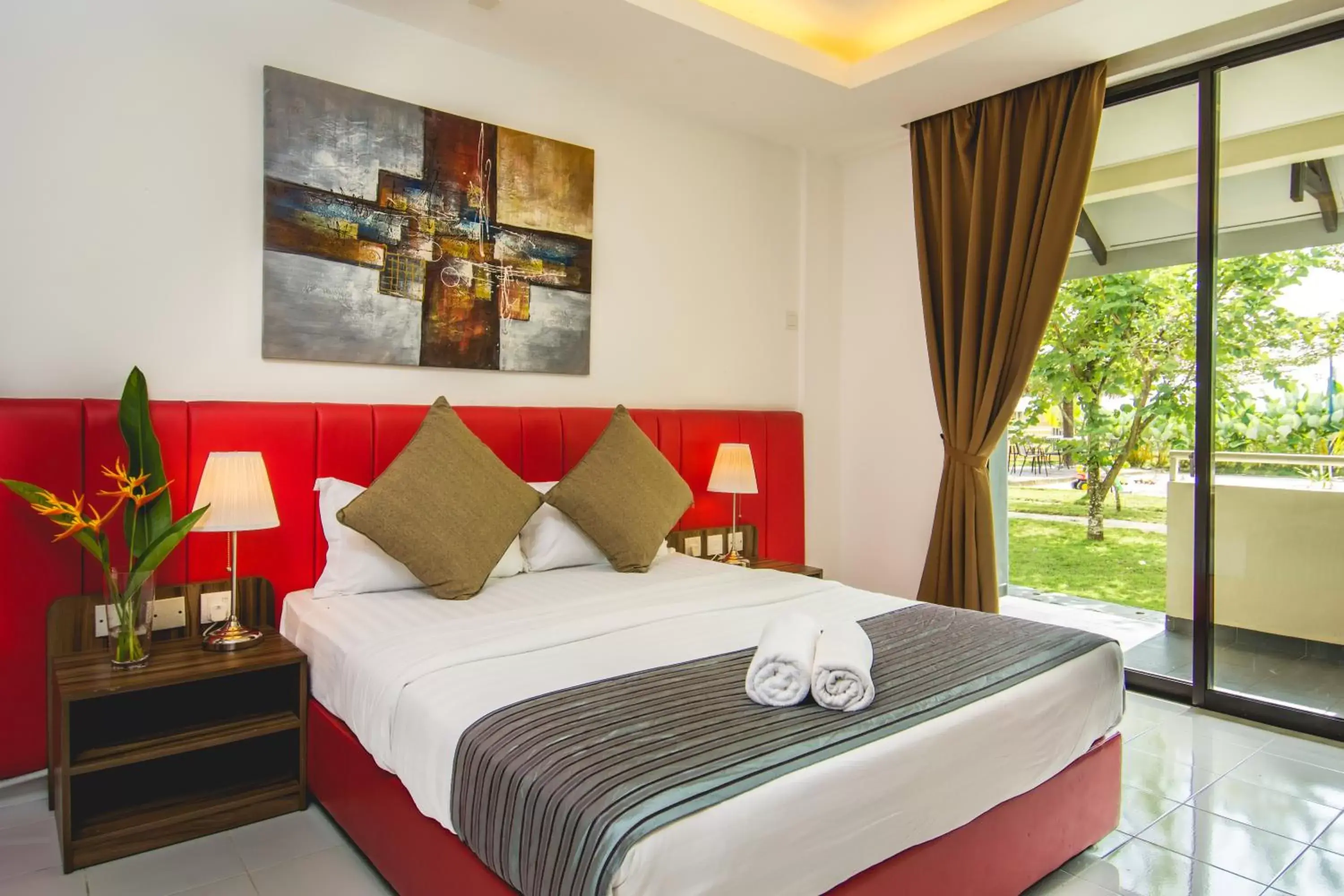 Bed in Alia Residence Business Resort