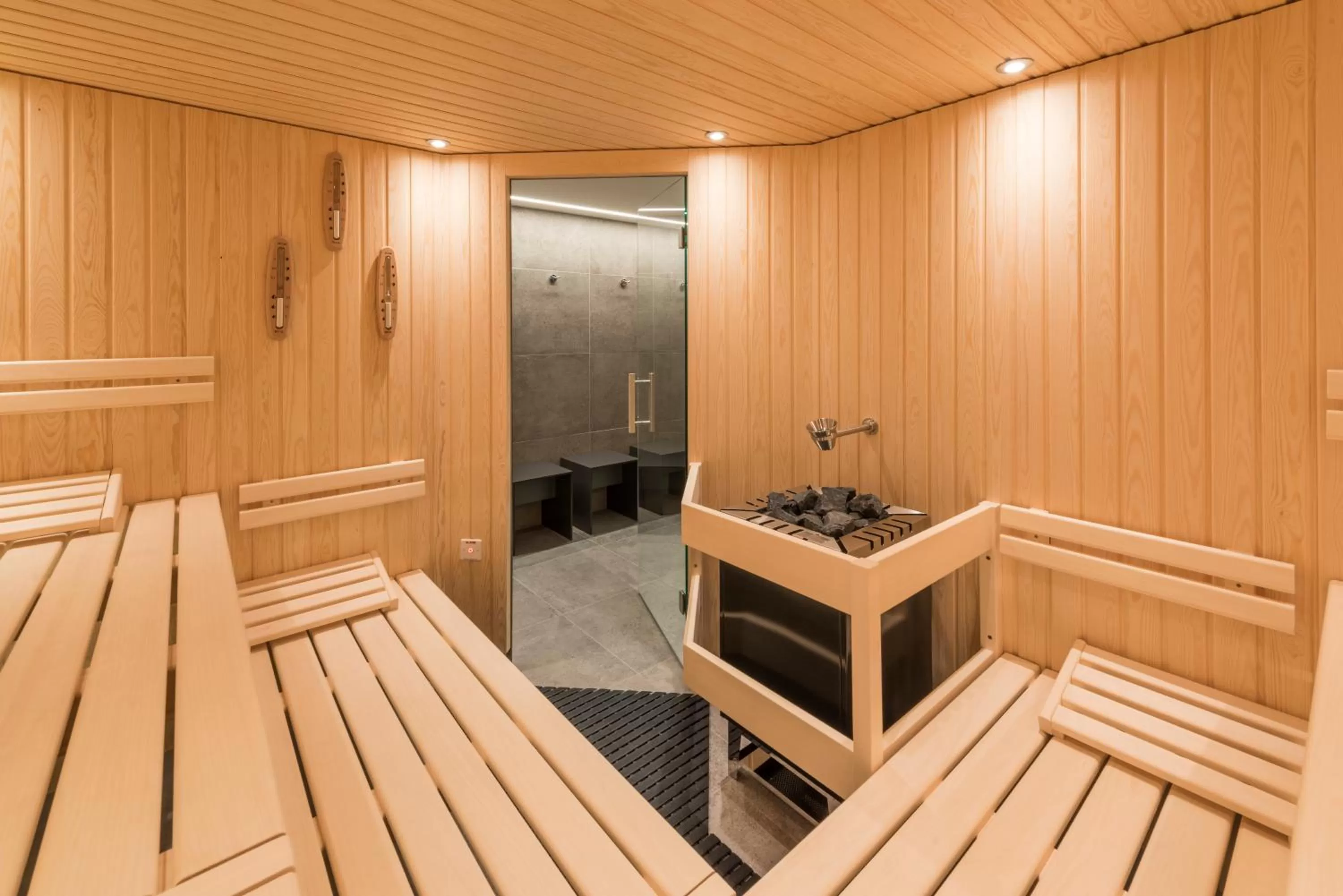 Sauna in Berghotel Randolins
