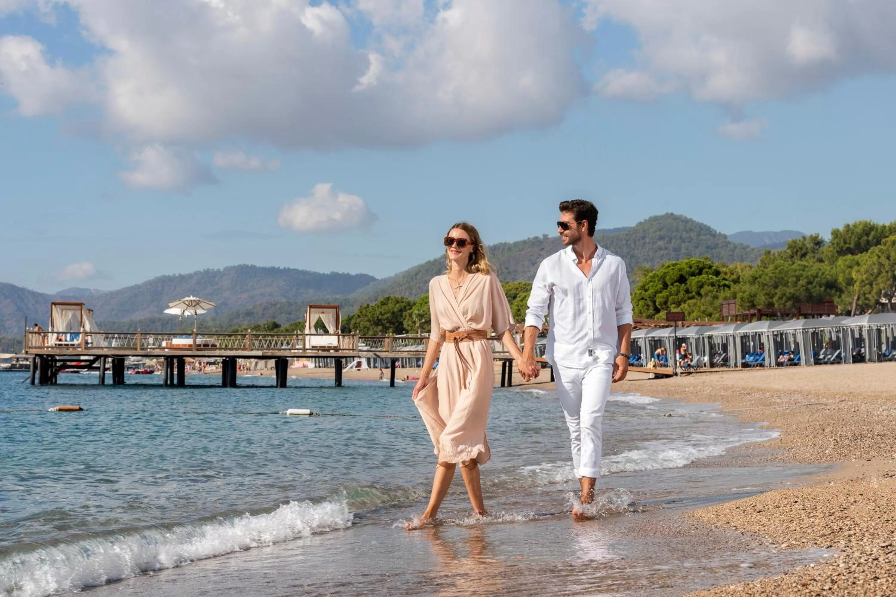 Beach in Rixos Premium Tekirova - The Land of Legends Access