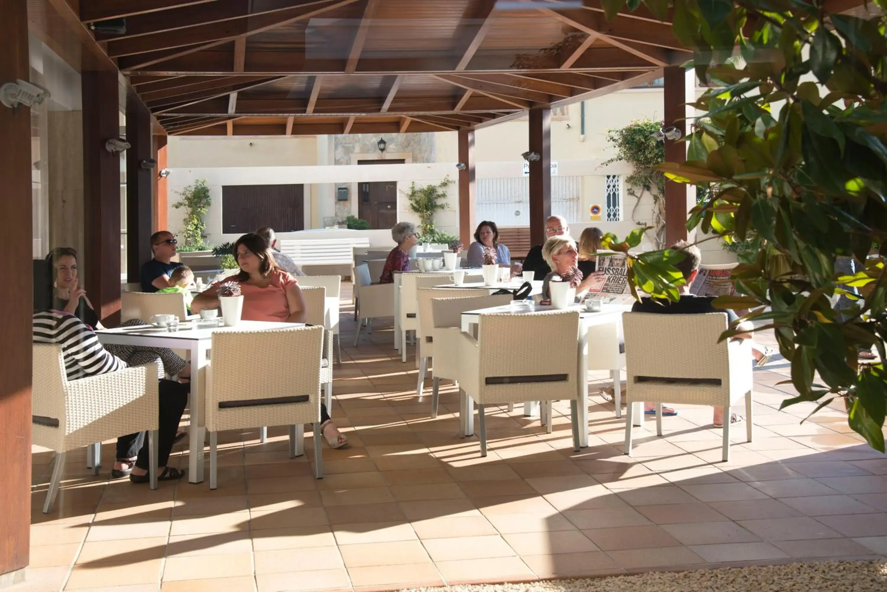 Balcony/Terrace, Restaurant/Places to Eat in Hotel Capricho