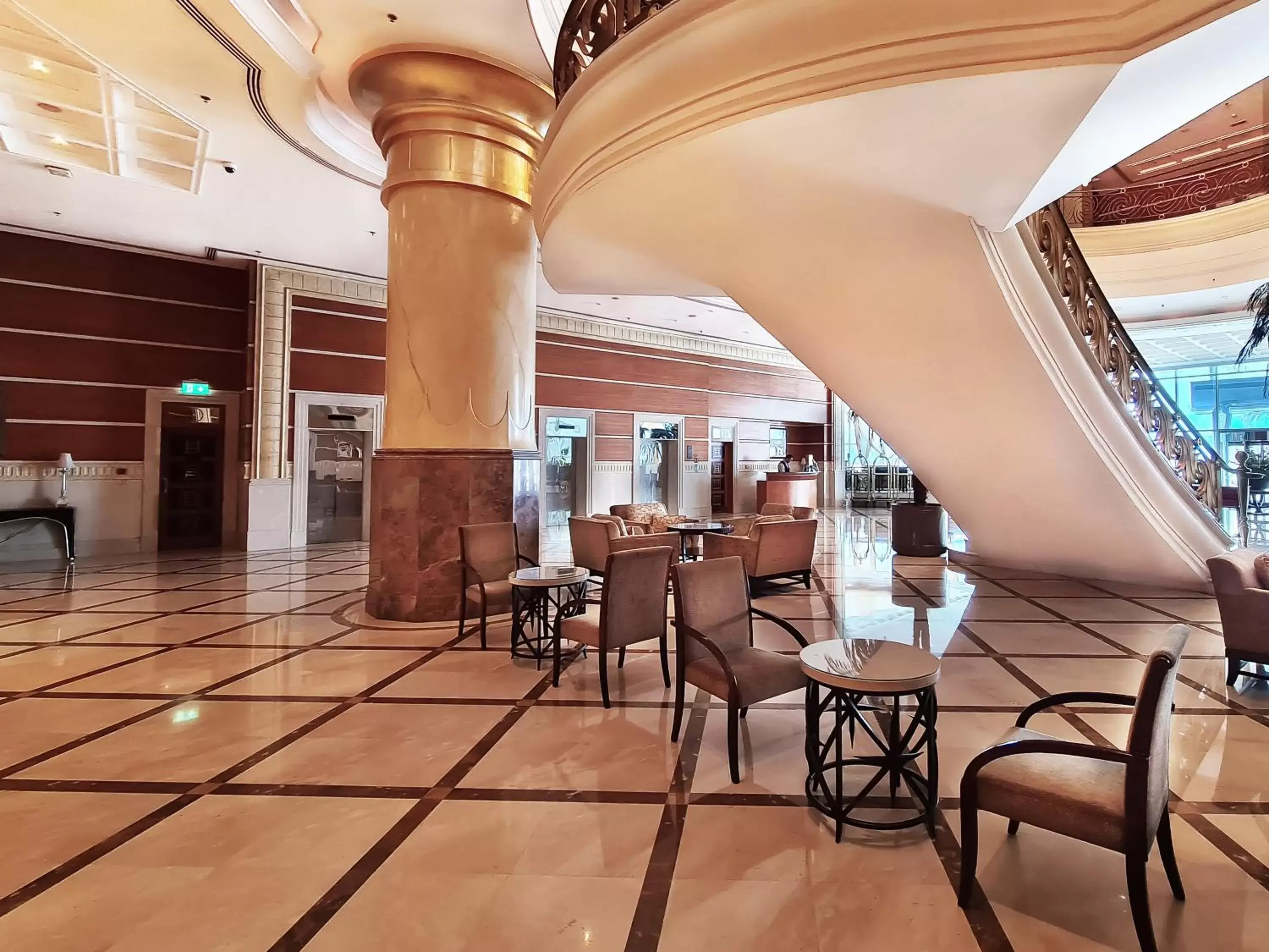 Lobby or reception, Restaurant/Places to Eat in Corniche Hotel Sharjah