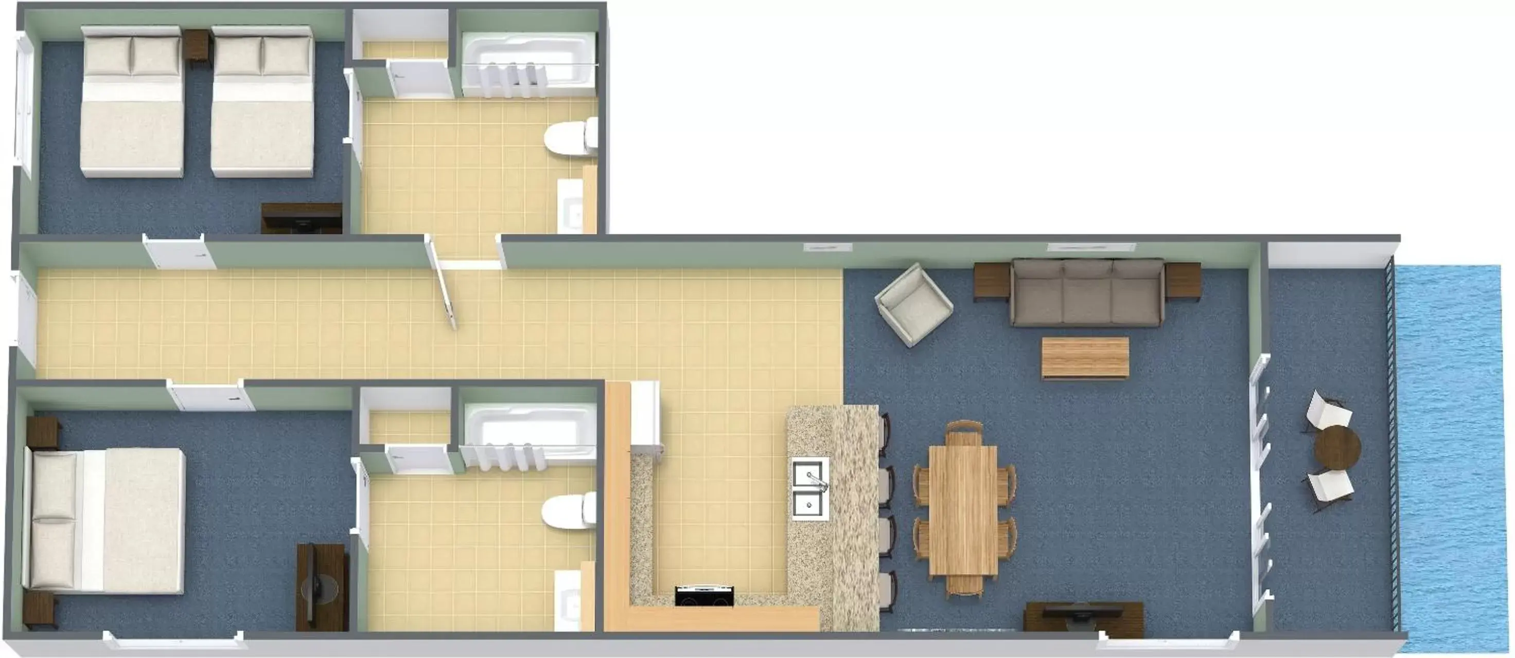 Floor Plan in Breakers Resort Hotel