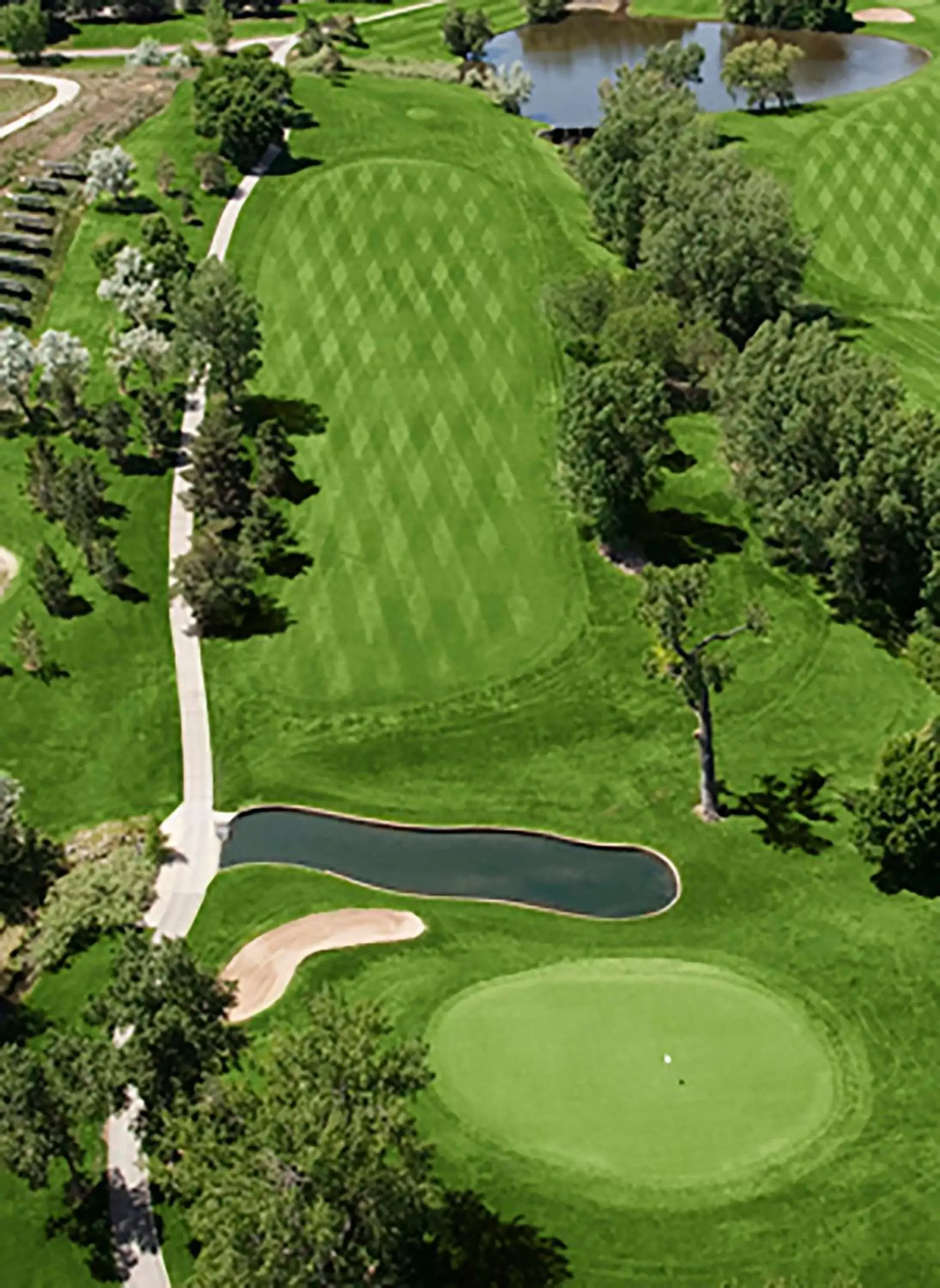 Golfcourse, Bird's-eye View in The Inverness Denver, a Hilton Golf & Spa Resort