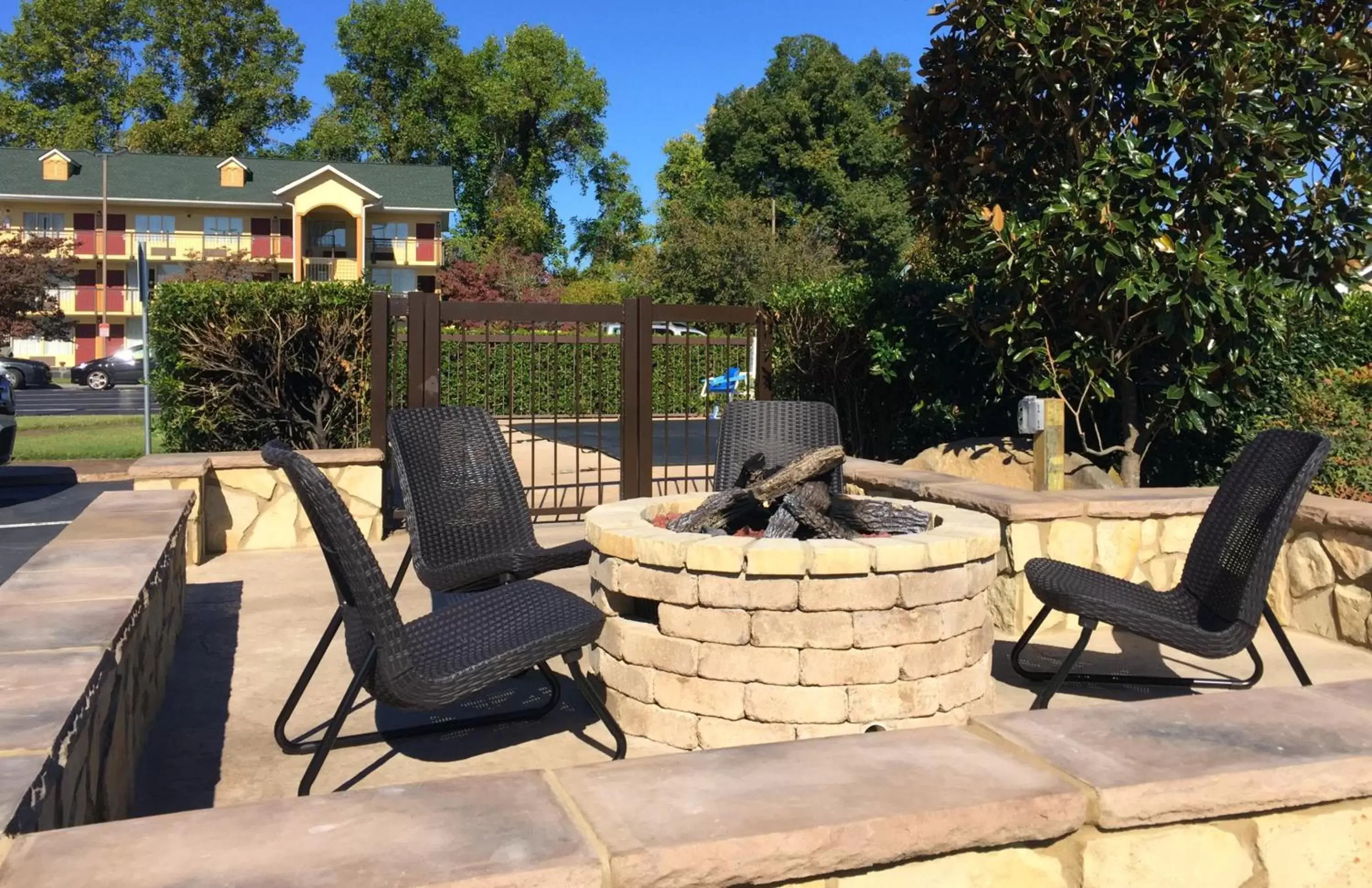 Patio in Baymont by Wyndham Sevierville Pigeon Forge