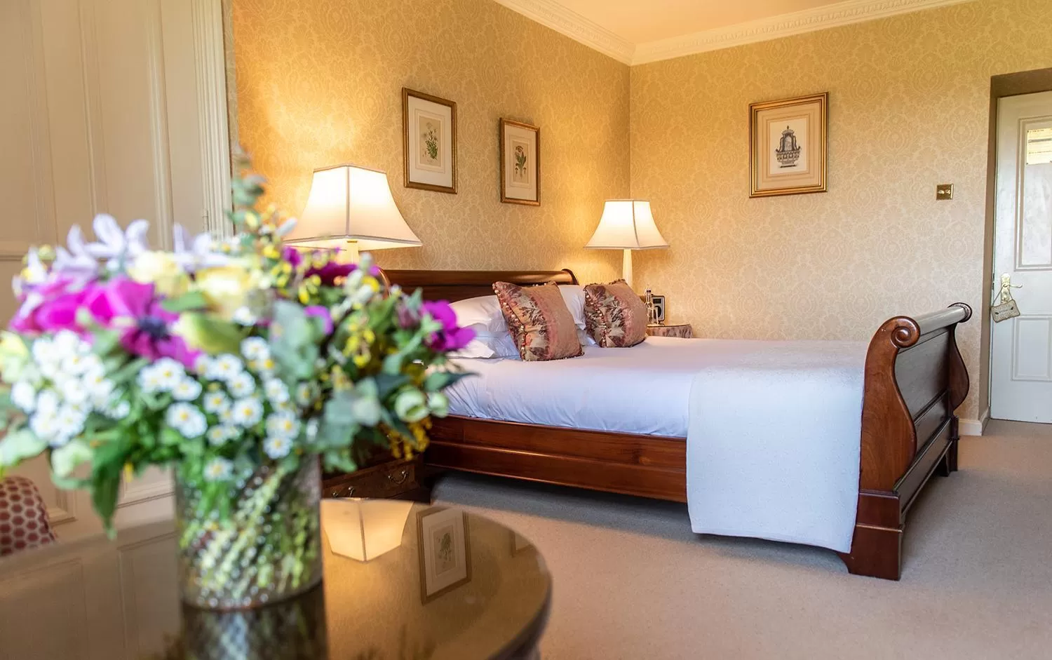 Bed in Lucknam Park, Emblems Collection