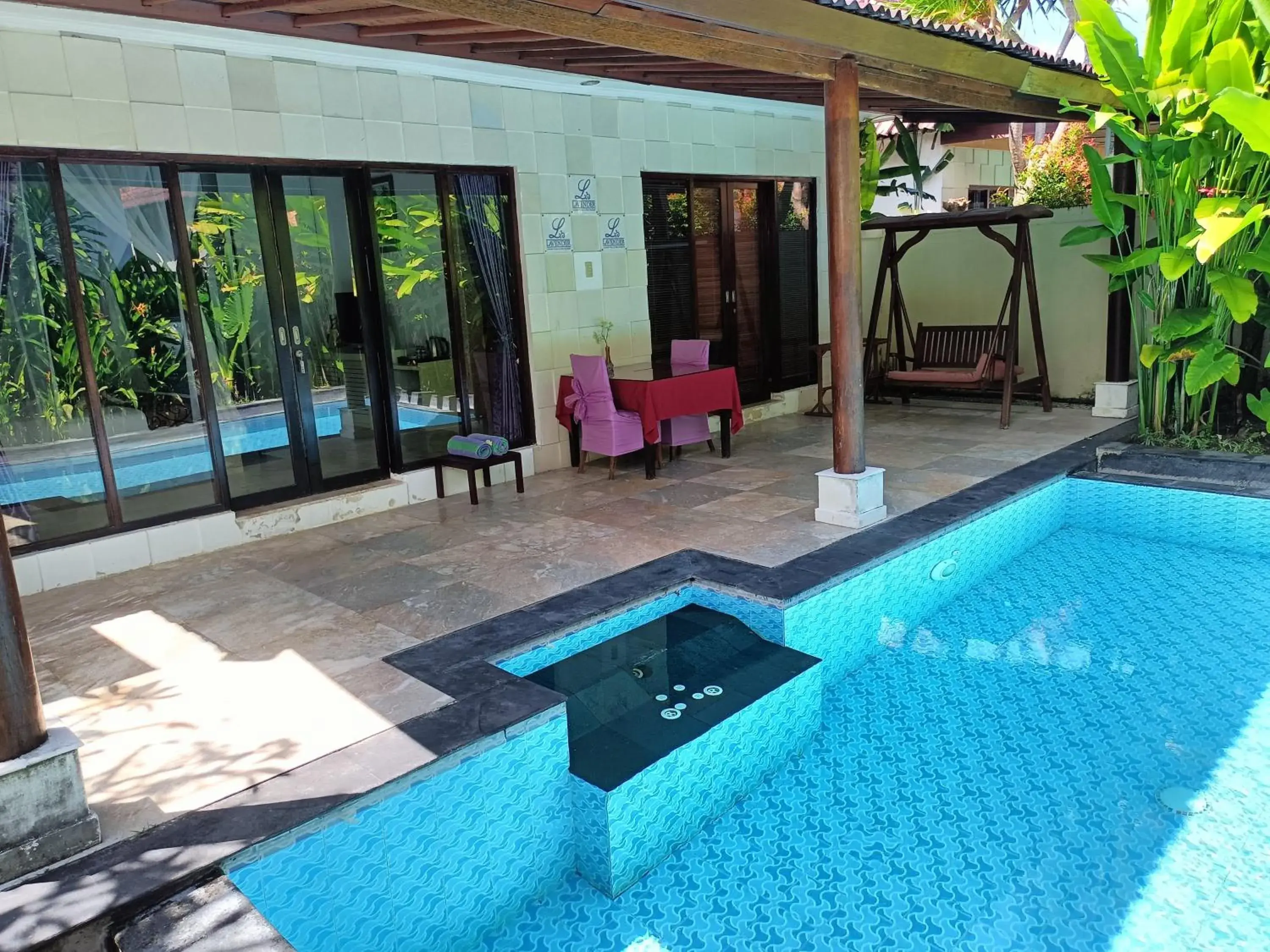 Swimming Pool in Lavender Villa & Spa