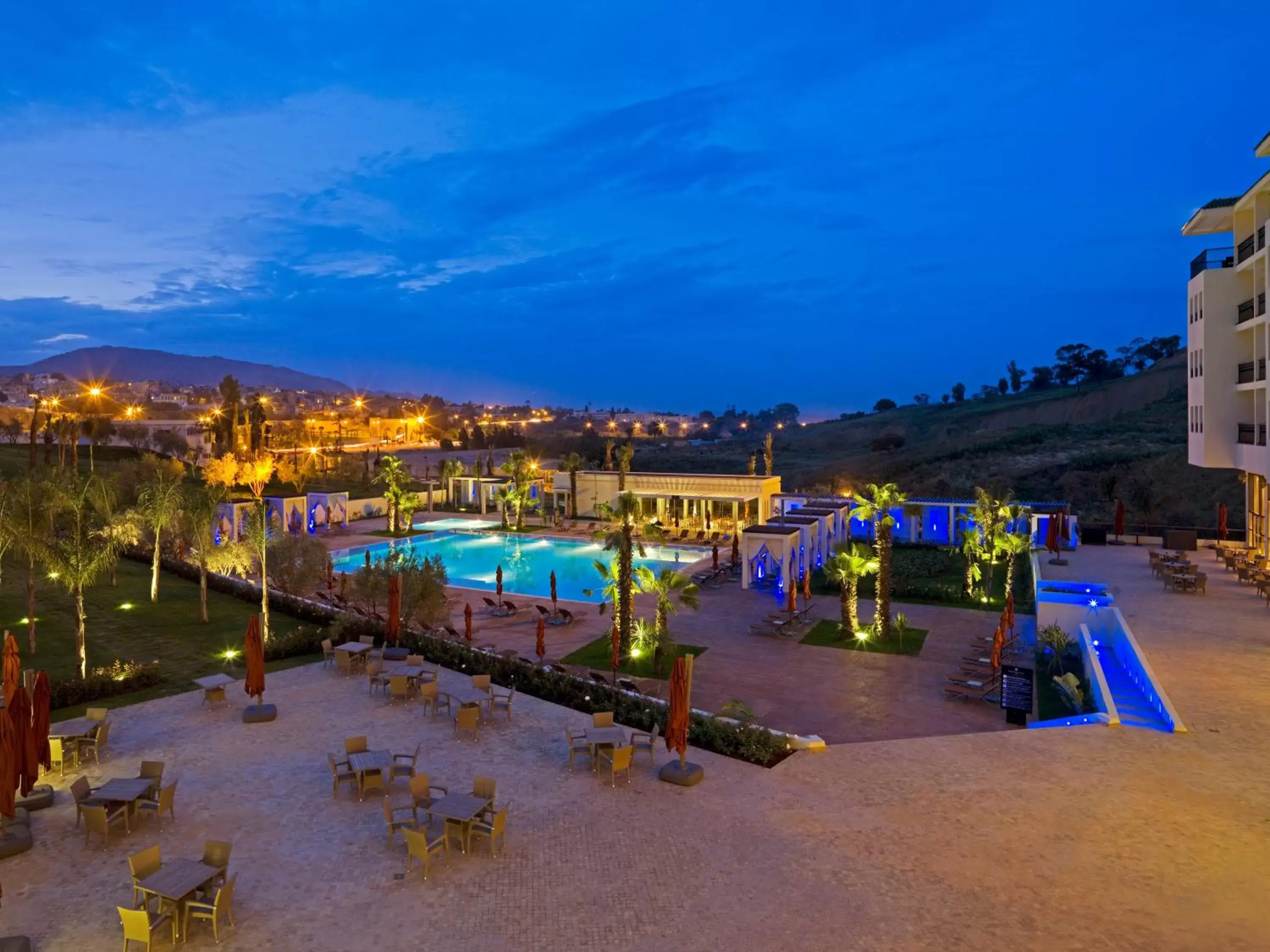 Bird's eye view in Palais Medina Riad Resort Bird's eye view in Palais Medina Riad Resort