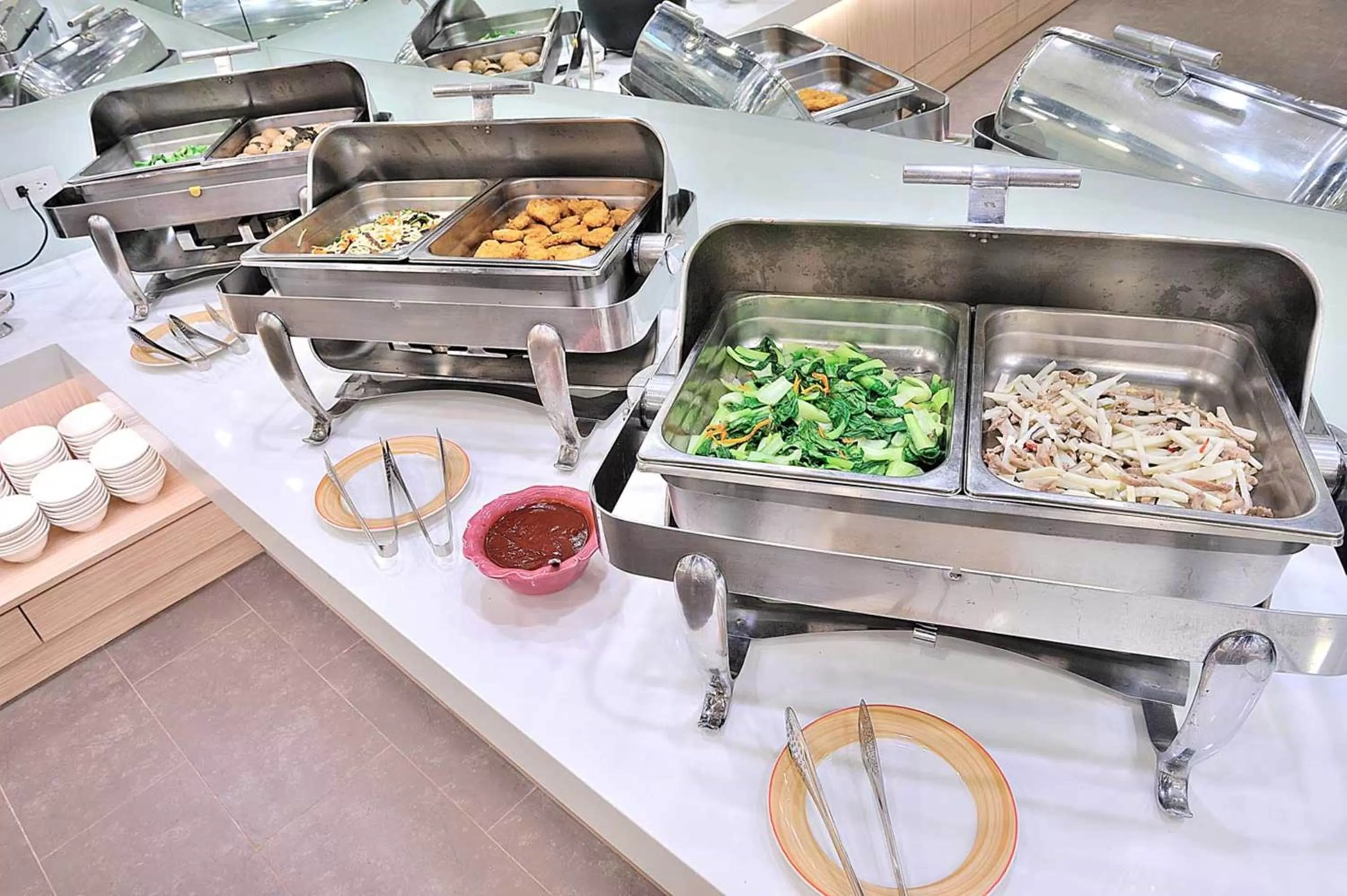 Breakfast in CU Hotel Taipei