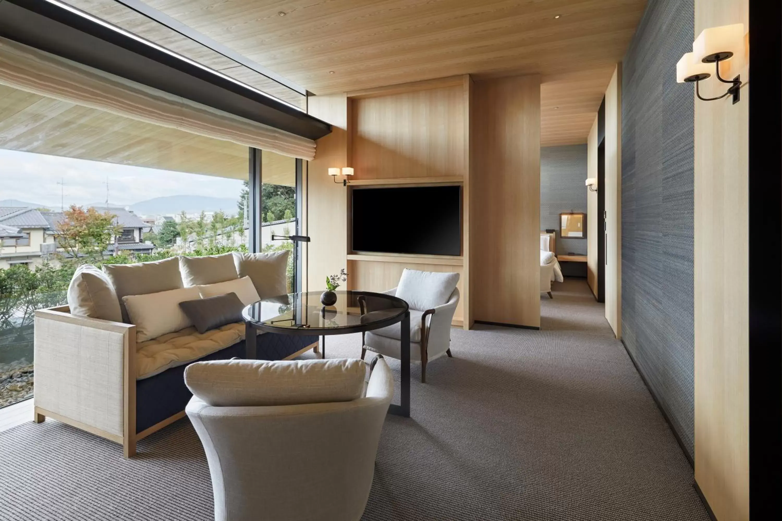 Living room in Park Hyatt Kyoto Living room in Park Hyatt Kyoto