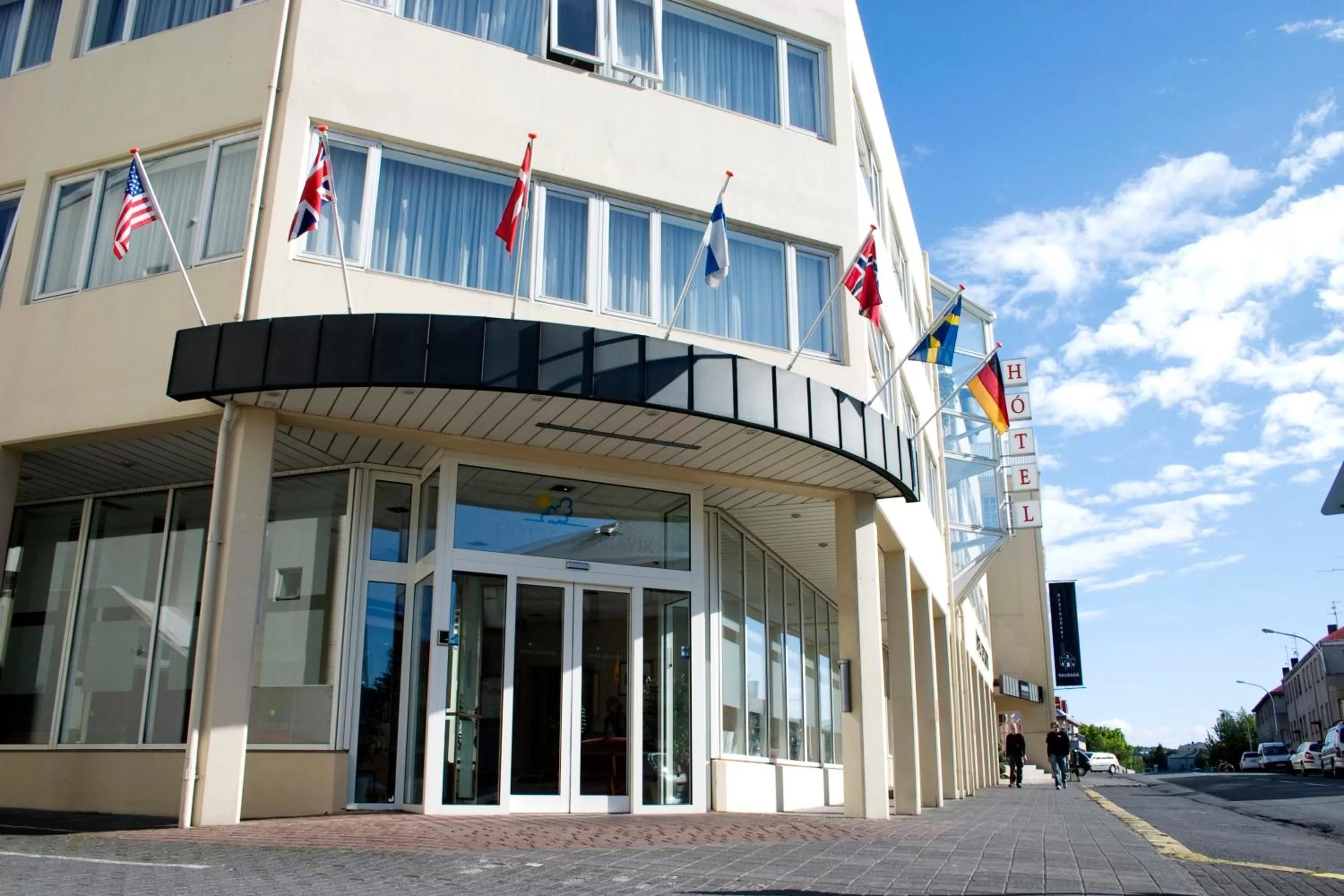 Facade/entrance in Fosshotel Rauðará