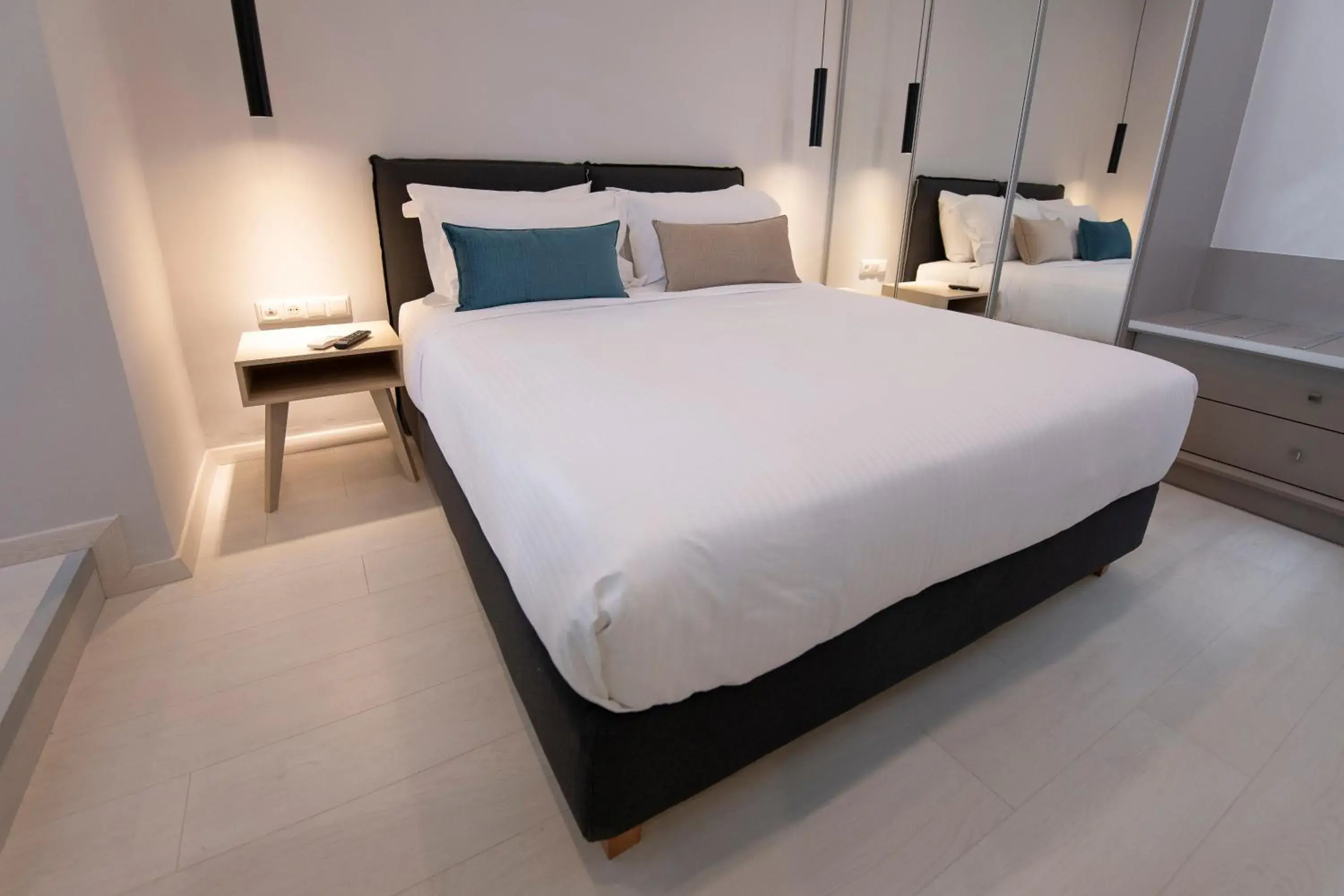 Bed in Acropolis Stay