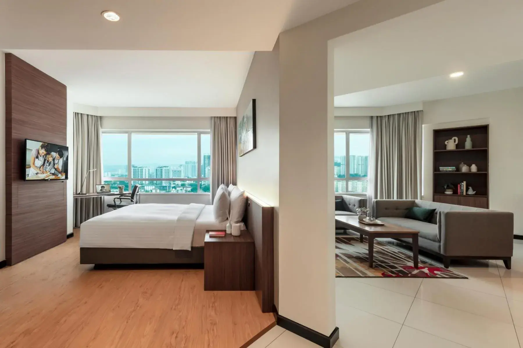 Bedroom in Oakwood Hotel and Residence Kuala Lumpur