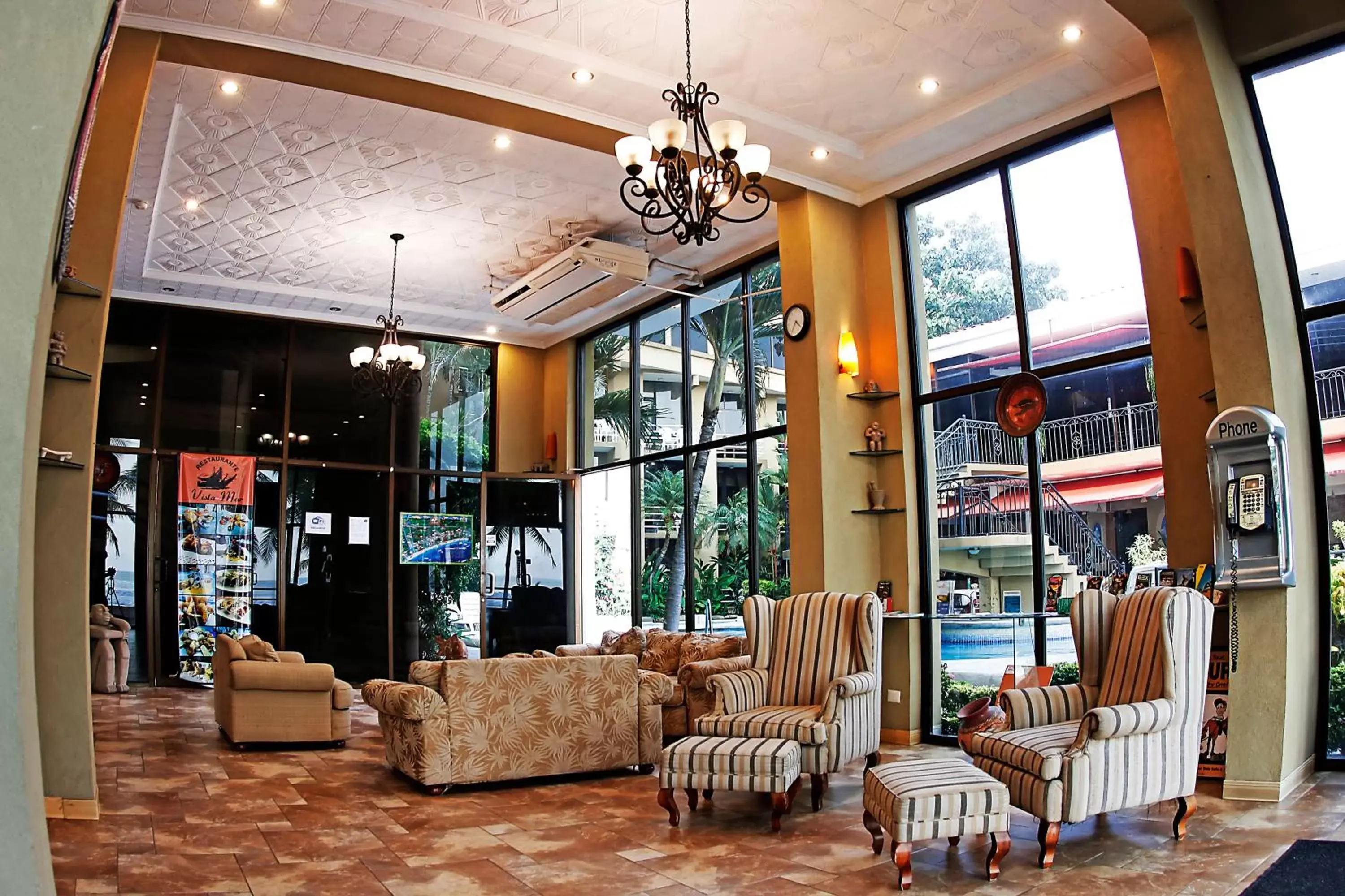 Living room, Lobby/Reception in Balcon del Mar Beach Front Hotel