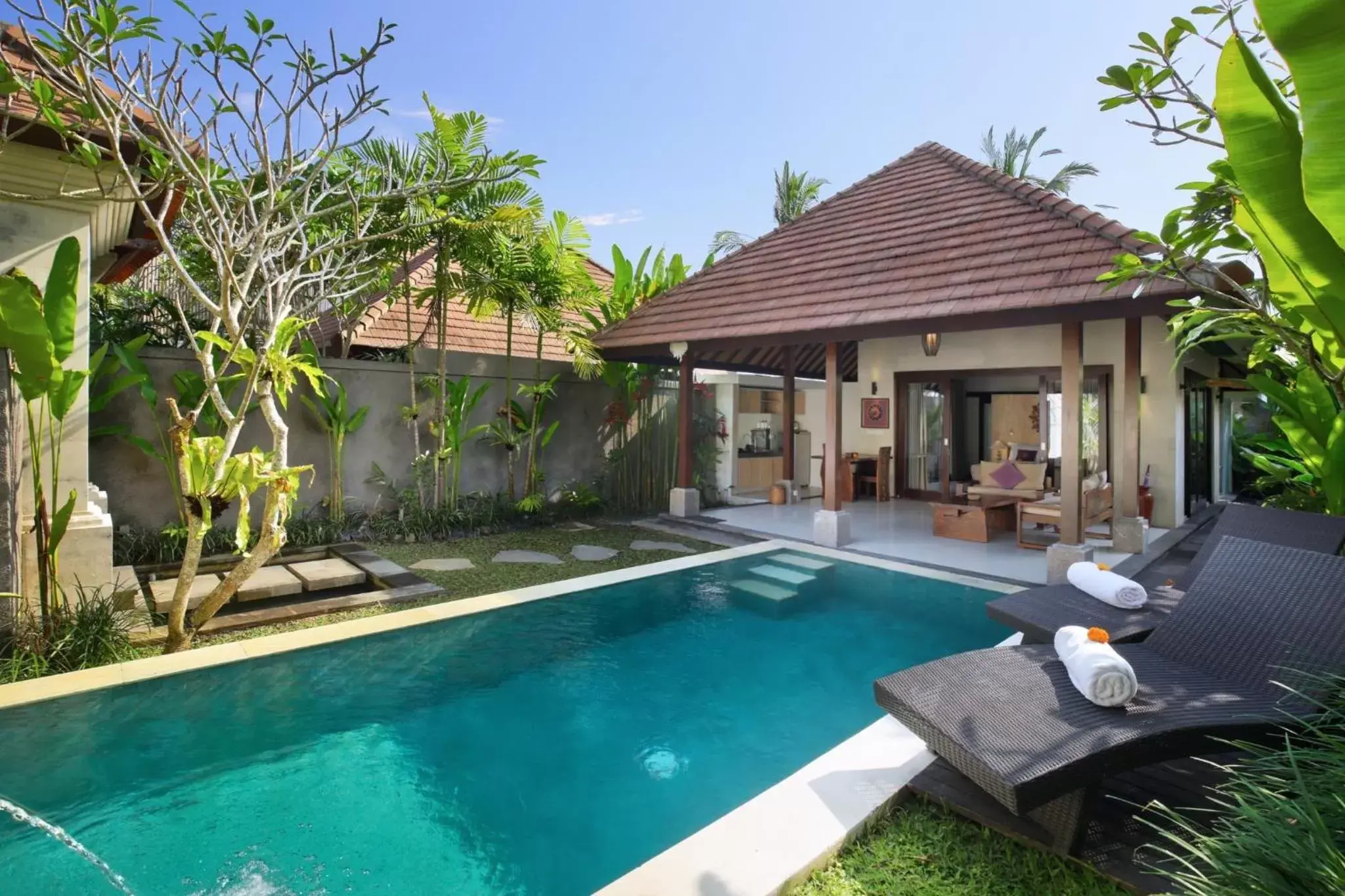 Swimming pool, Property Building in Dedary Resort Ubud by Ini Vie Hospitality