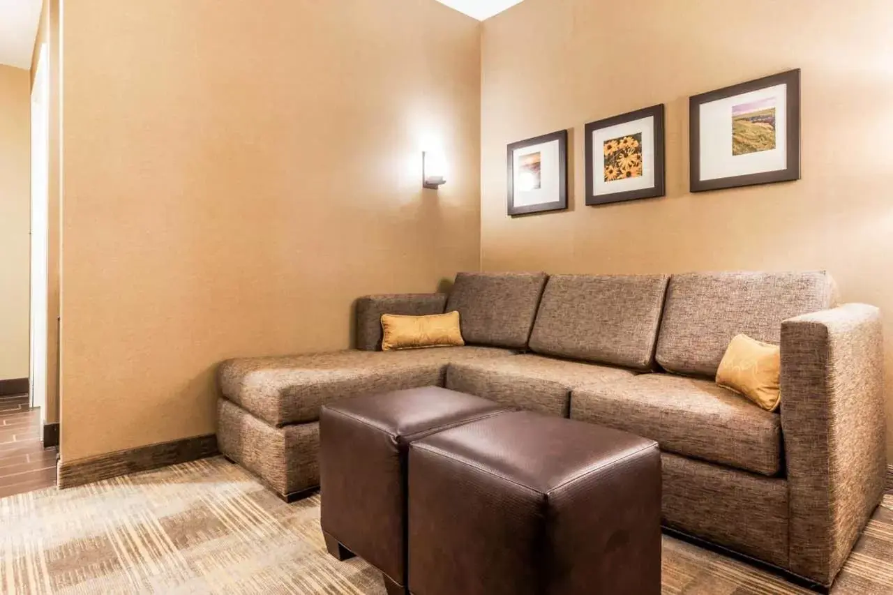 Living room, Seating Area in Comfort Suites Brookings