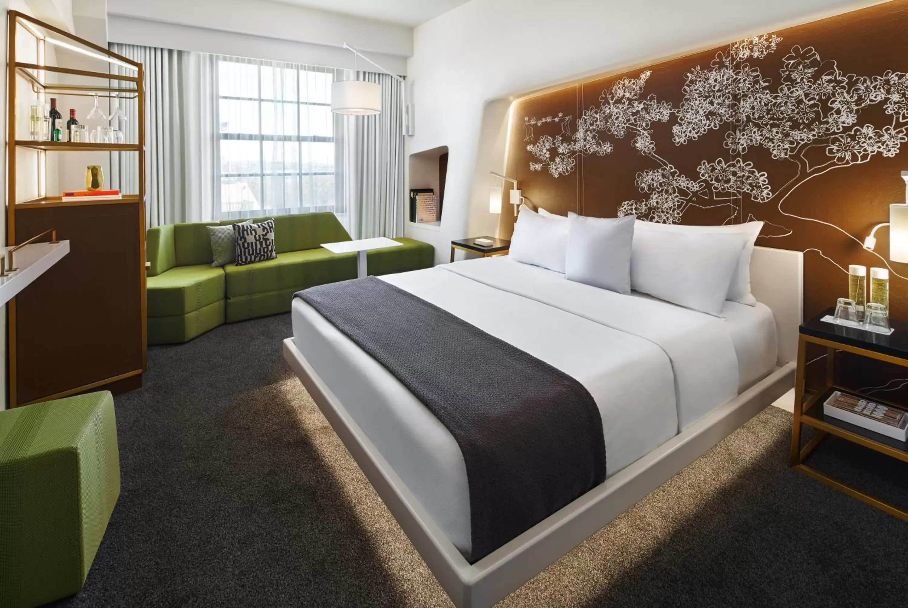 Bed in Hotel Washington