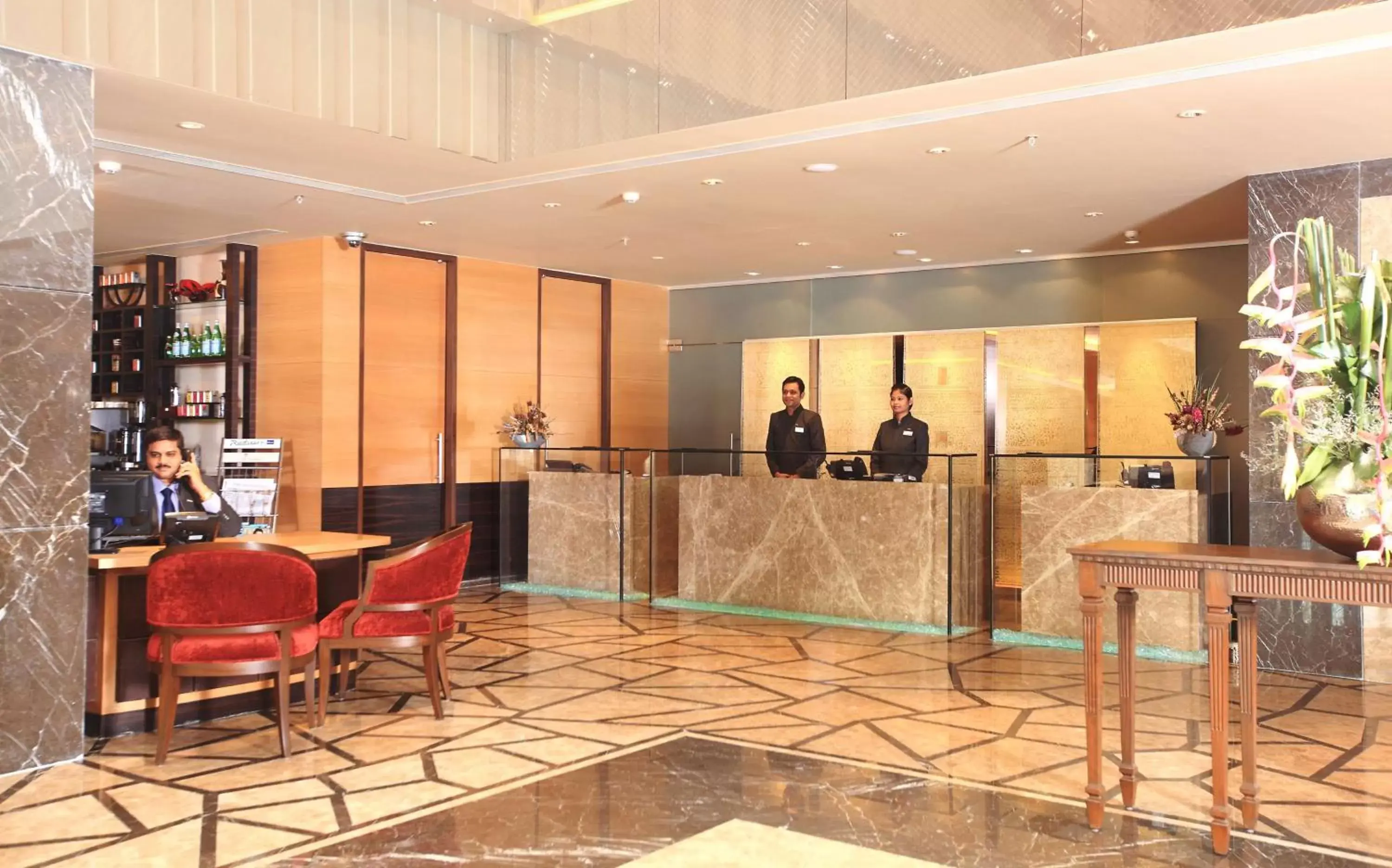 Lobby or reception, Lobby/Reception in Radisson Blu Hotel Chennai City Centre