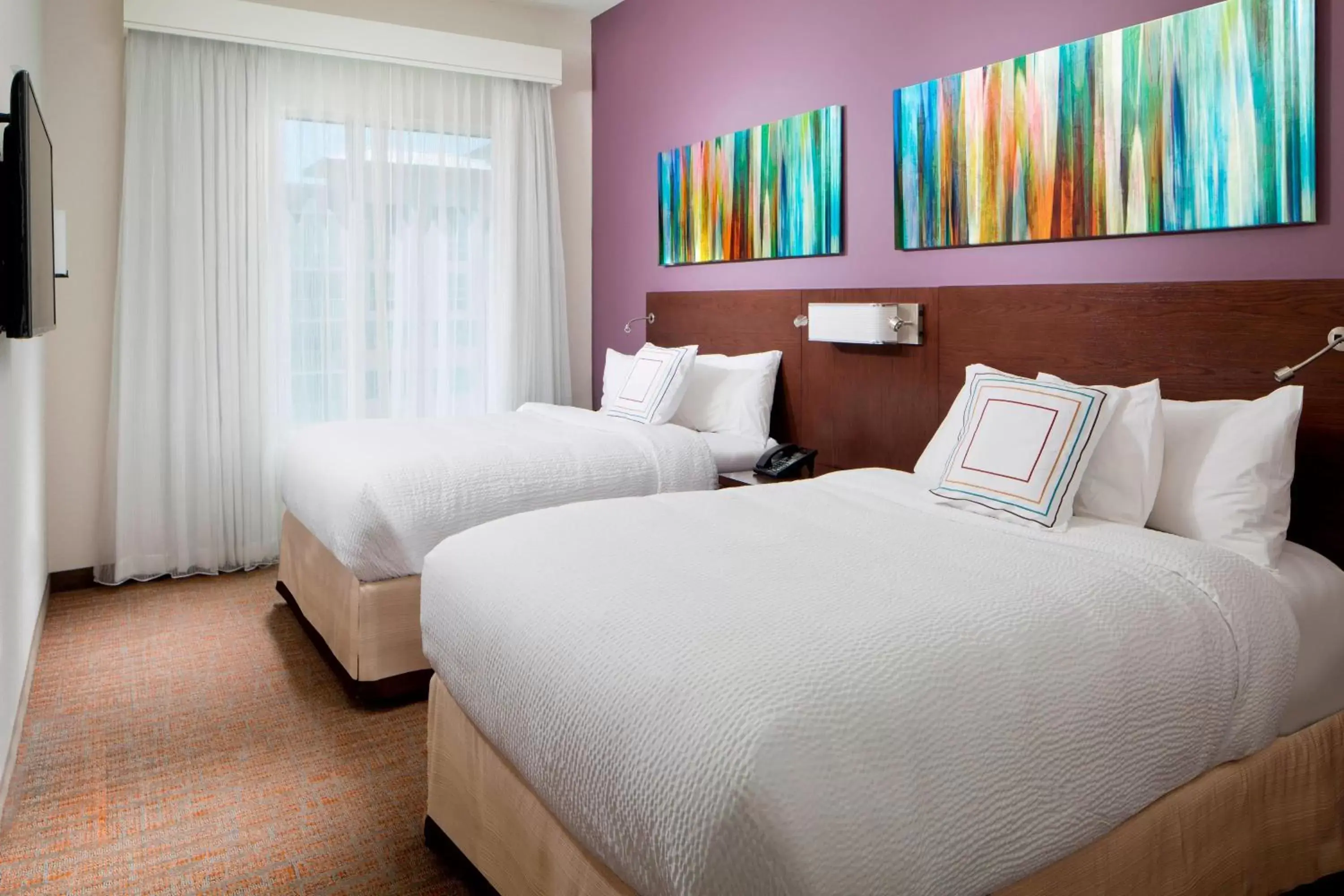 Bedroom, Bed in Residence Inn by Marriott West Palm Beach Downtown
