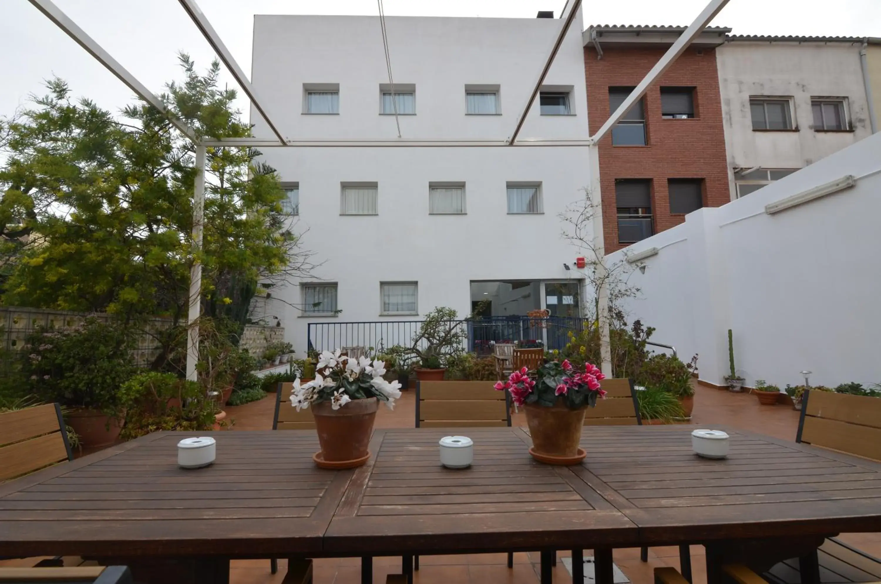 Patio in Hotel Blauet