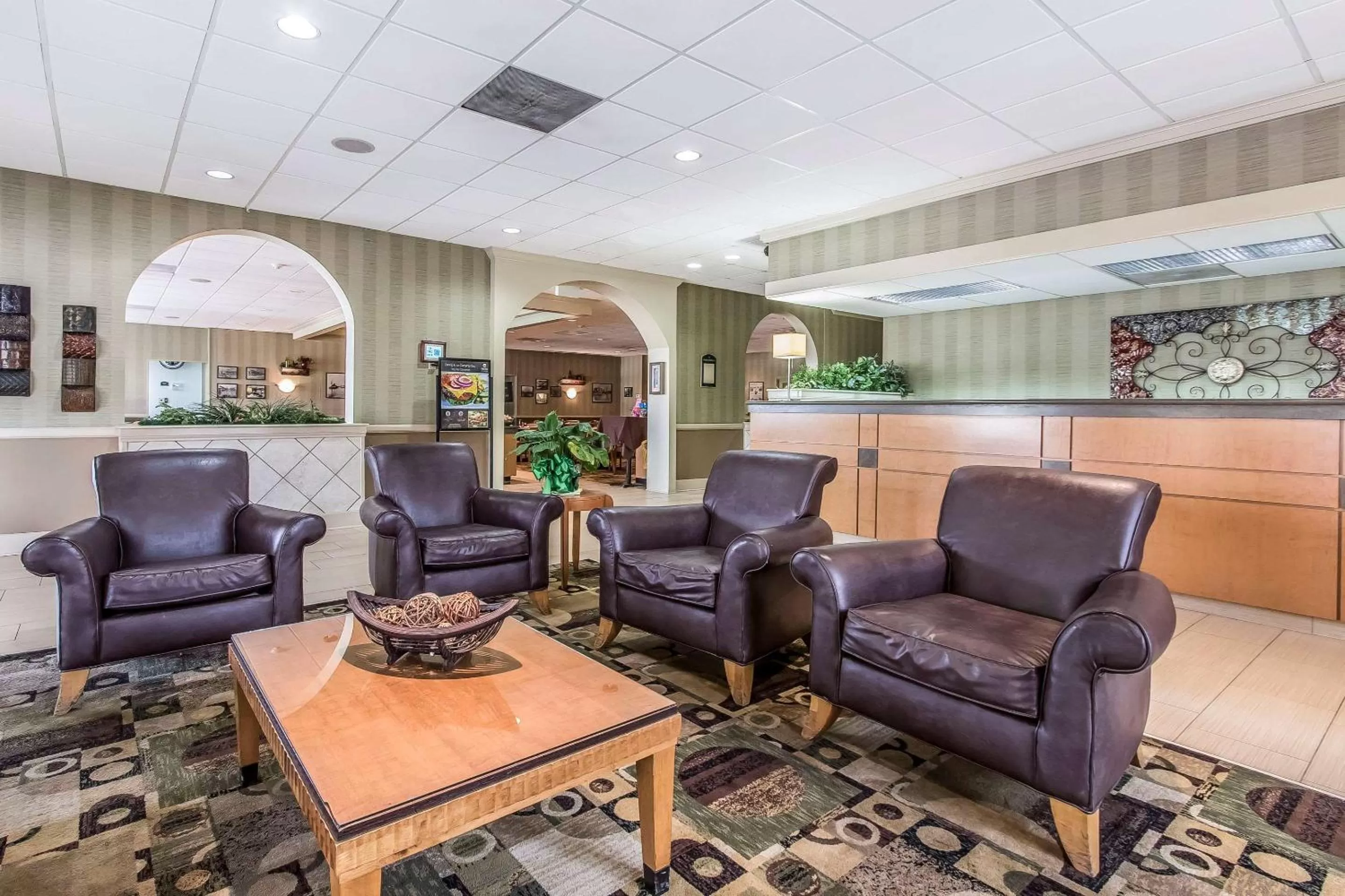 Lobby or reception in Clarion Inn Morgan City