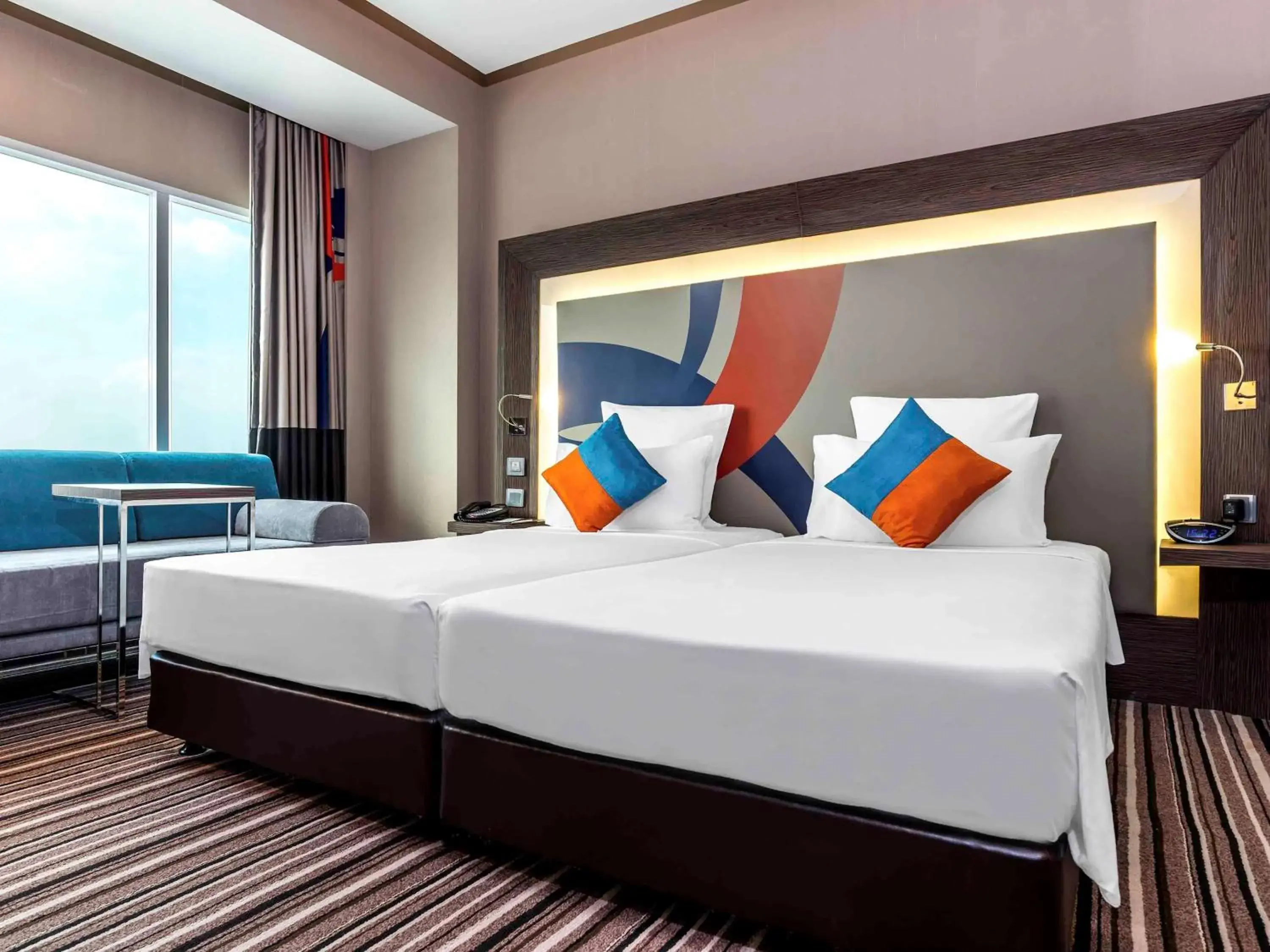 Photo of the whole room, Bed in Novotel Bangkok Impact Hotel