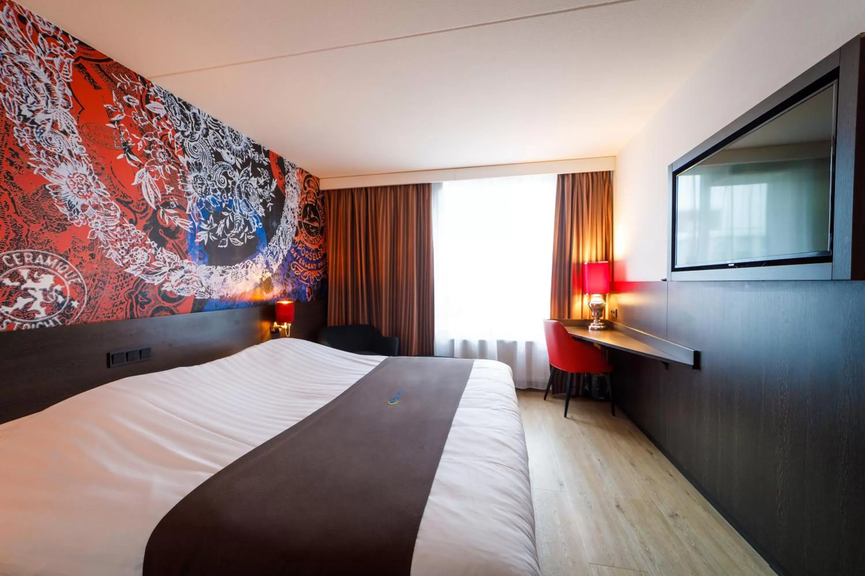 Bedroom, Bed in Bastion Hotel Maastricht Centrum
