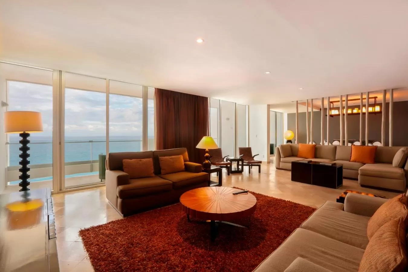 Living room in Krystal Grand Cancun All Inclusive