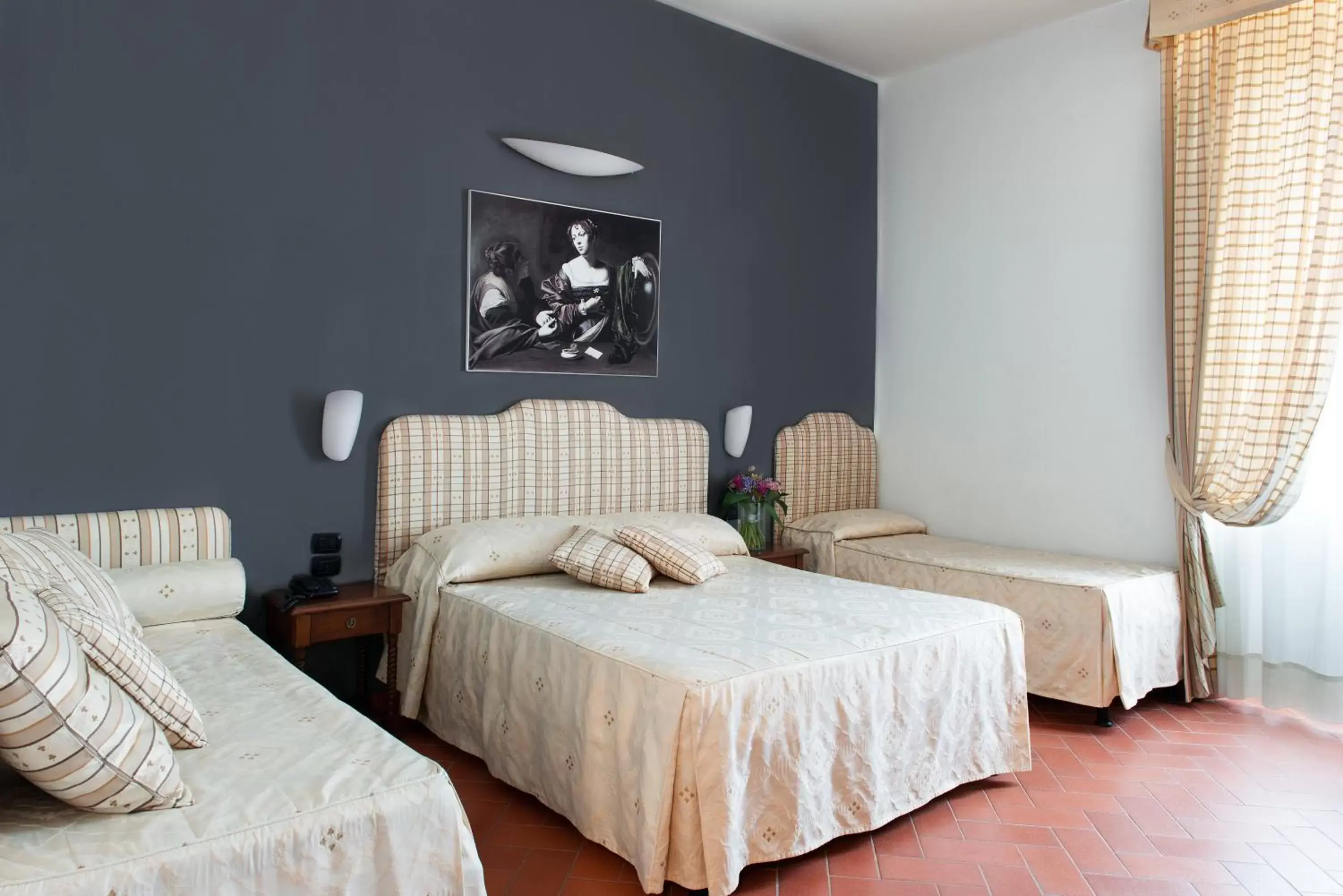 Bed, Room Photo in Hotel Caravaggio