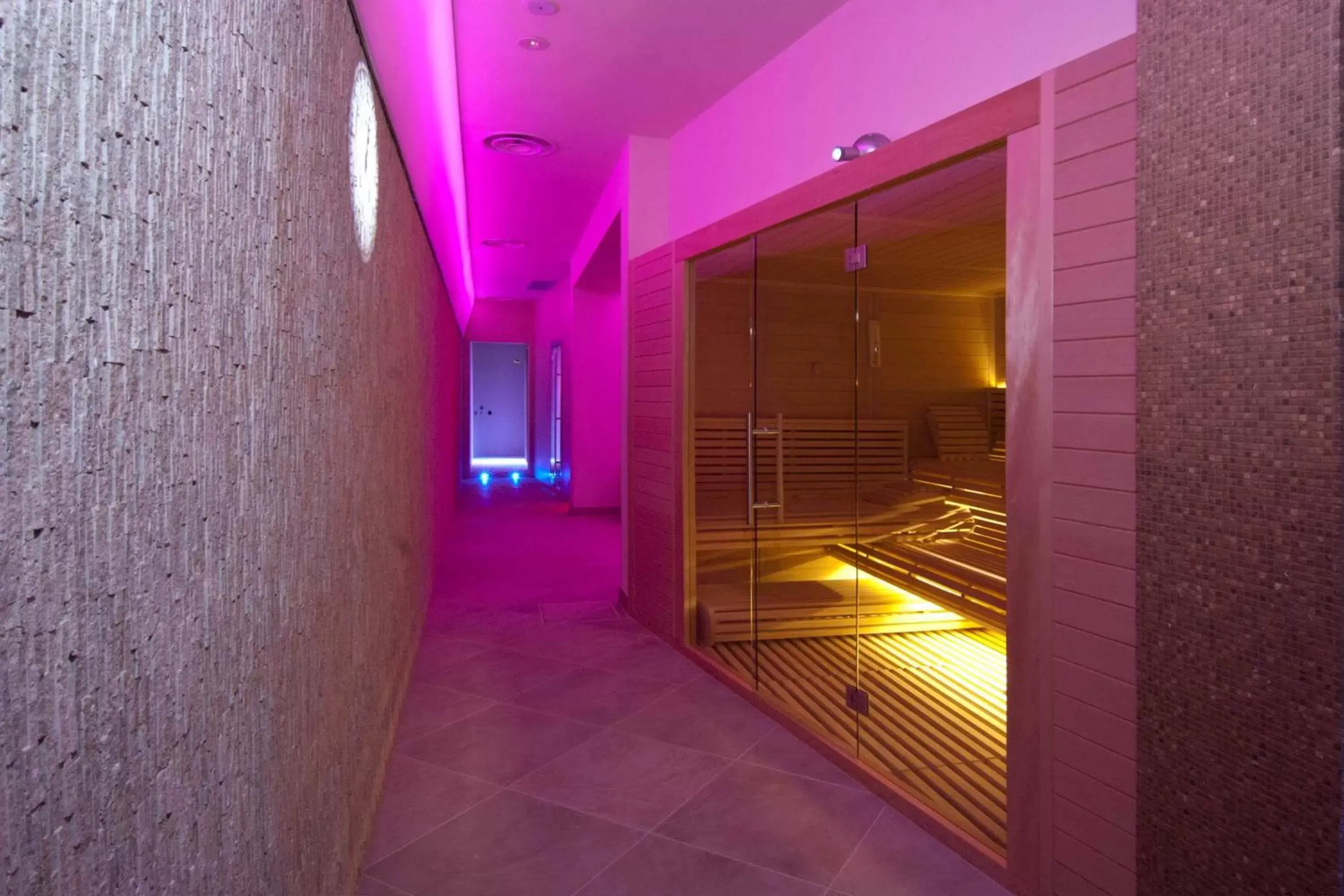 Sauna, Bed in Hotel Savoia Thermae & SPA Sauna, Bed in Hotel Savoia Thermae & SPA
