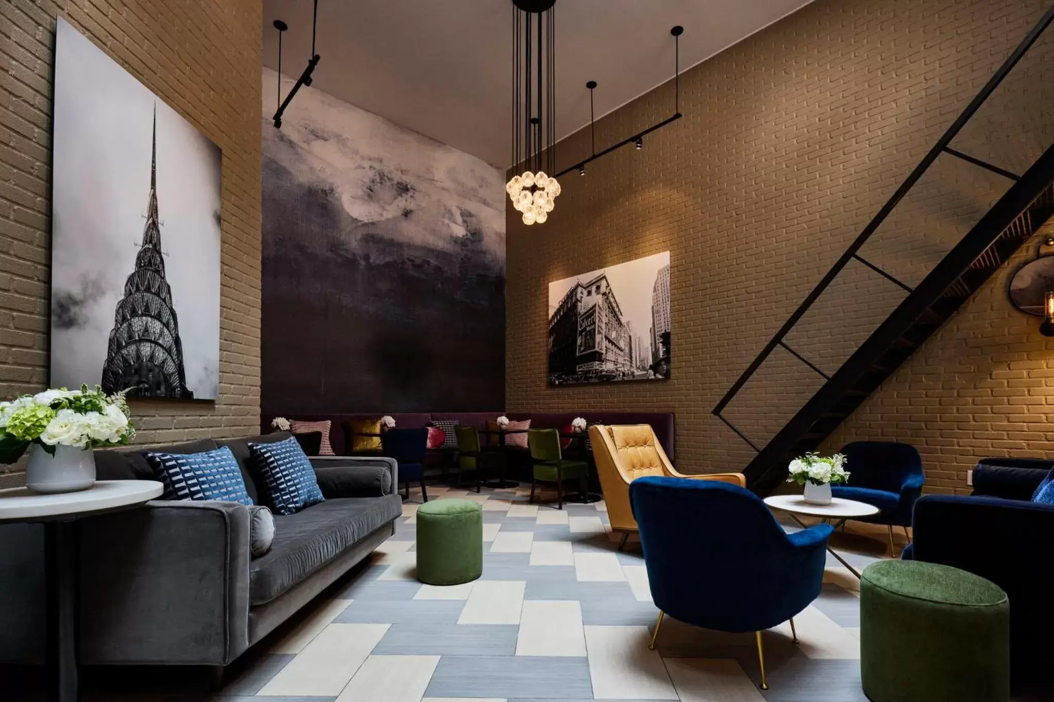 Lounge or bar, Lobby/Reception in Archer Hotel New York