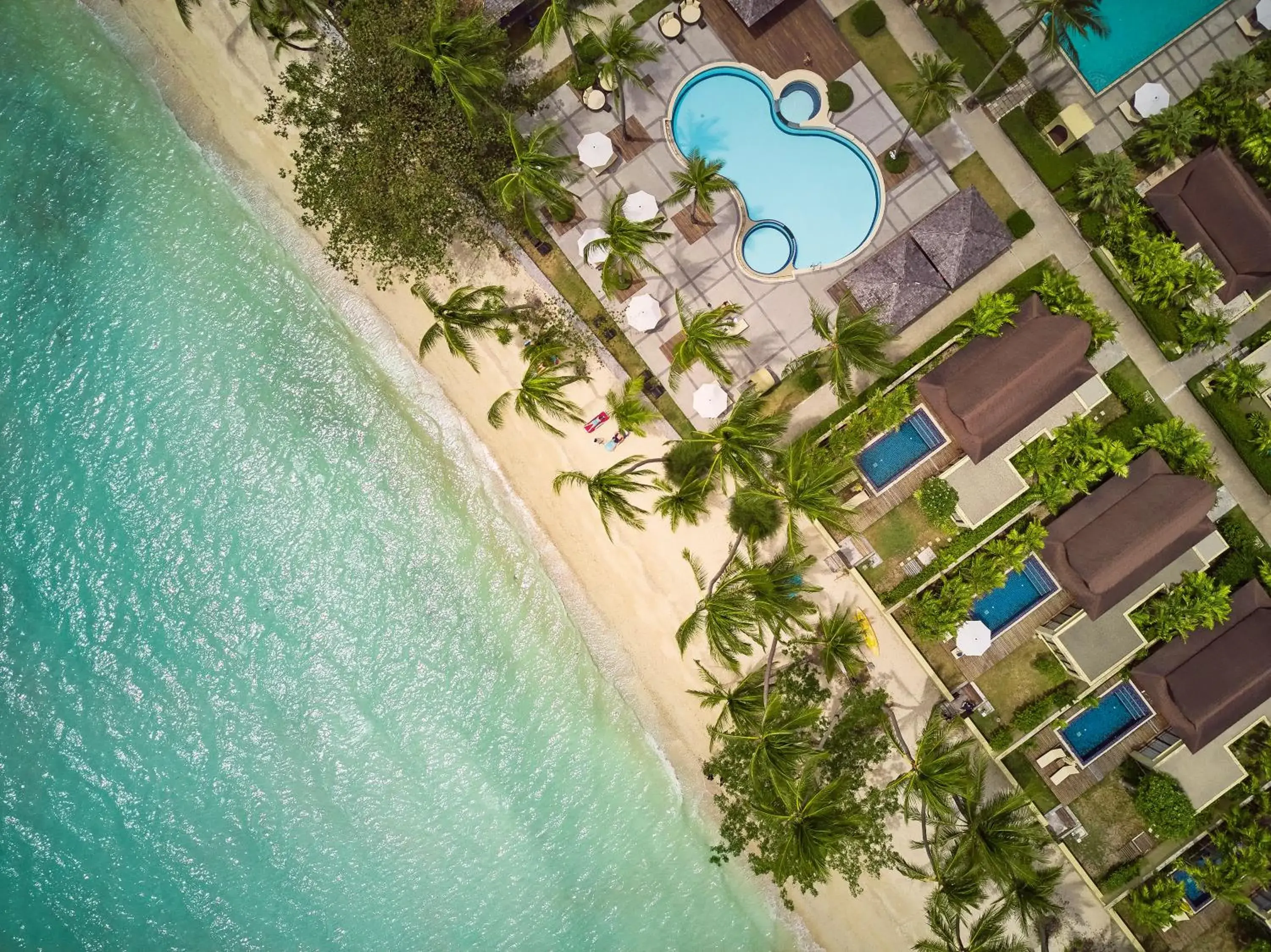 Bird's-eye View in TUI BLUE The Passage Samui Private Pool Villas & Beach Resort