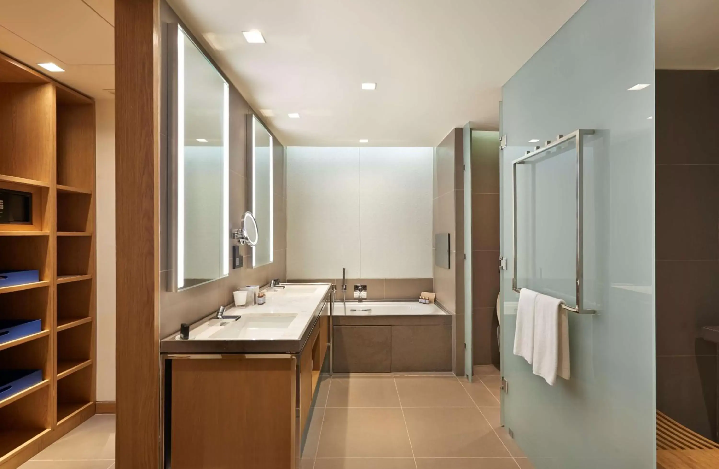 Bathroom in Andaz Delhi Aerocity- Concept by Hyatt